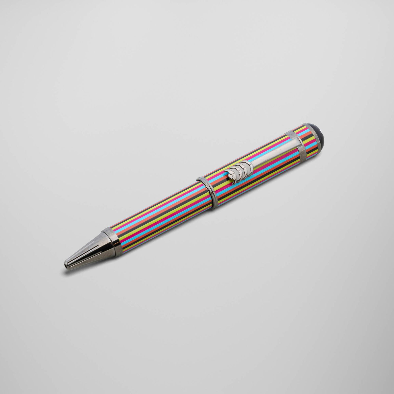 Montblanc, The Beatles ball pen from the Great Characters series: Montblanc The Beatles ball pen from the Great Characters series Germany, 2017 lacquer, silver-plated metal 5.75 h x 0.5 w x 0.5 d in (15 x 1 x 1 cm) Impressed manufacturer's mark to pen