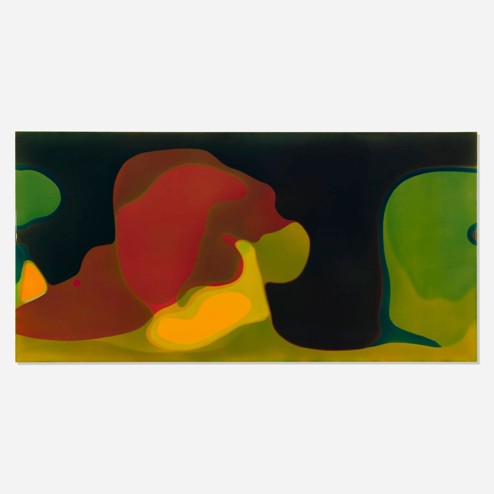 Peter Zimmermann, Untitled: Peter Zimmermann Untitled 2008resin on canvas 59.25 h x 118.5 w in (150 x 301 cm) Provenance: Galerie Emmanuel Perrotin, Miami | Acquired from the previous in 2009, Private Co