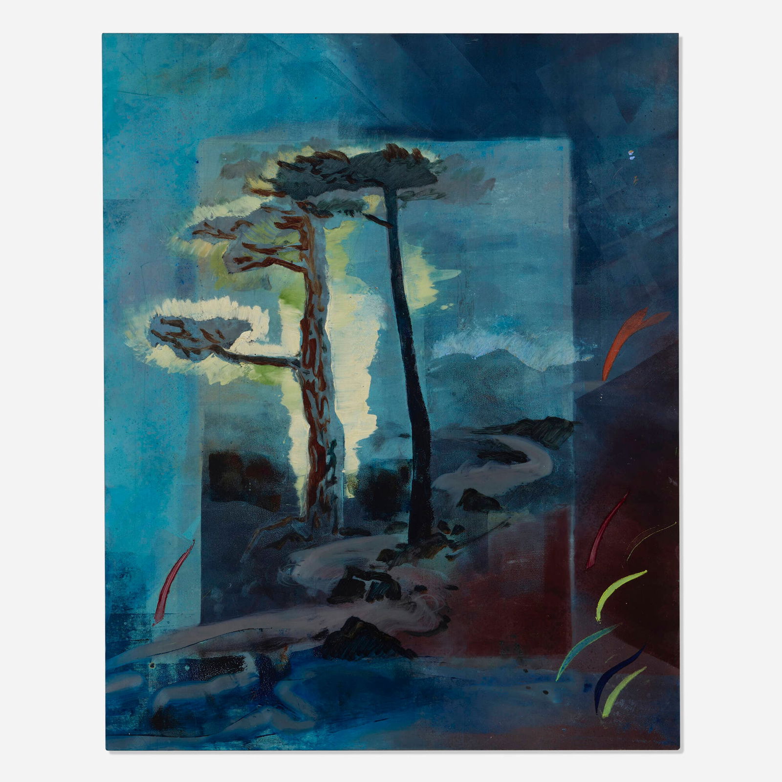 Mary Frank, Landscape with Tree (1 of 4)