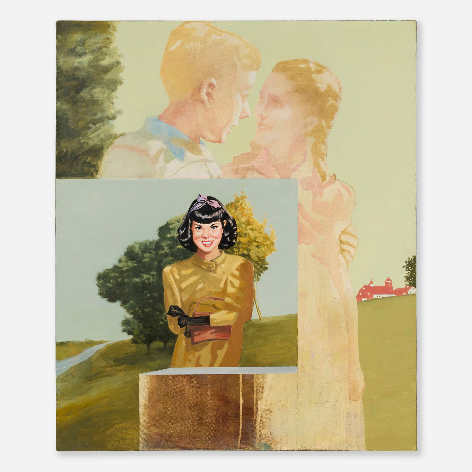 Martin Mull, Twofer: Martin Mull Twofer 2002oil on linen 36 h x 30 w in (91 x 76 cm) Provenance: High Line Pictures, New York | Acquired from the previous in 2007 by the present owner