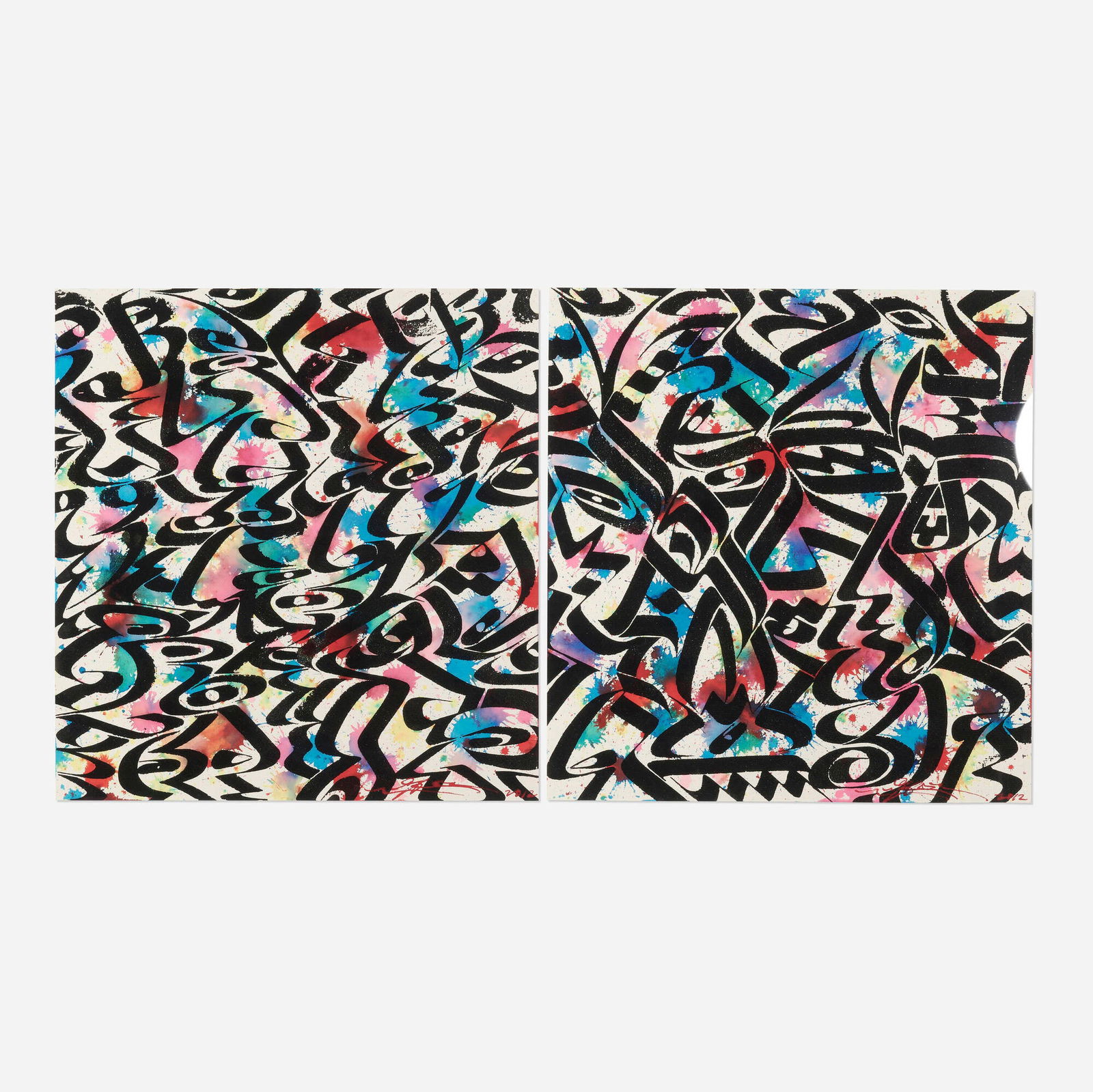 Rostarr (Romon Kimin Yang), Lost Angels I and II (study) (two works) (1 of 3)