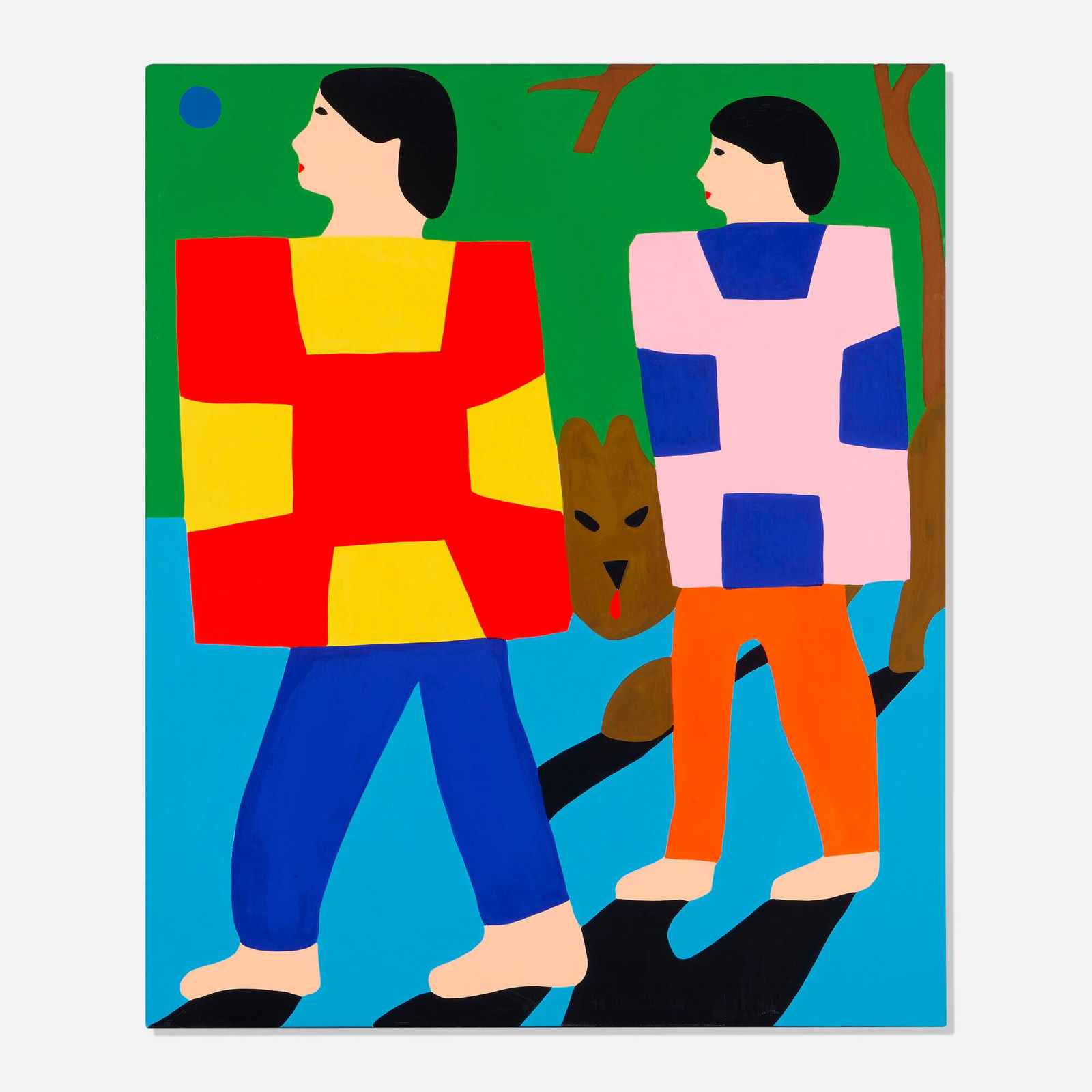 James Ulmer, Perfect Timing: James Ulmer Perfect Timing 2001 flashe on canvas 36 h x 30 w in (91 x 76 cm) Signed, titled and dated to overlap '2021 James Ulmer Perfect Timing'. Provenance: The Hole, Los Angeles | Estate of