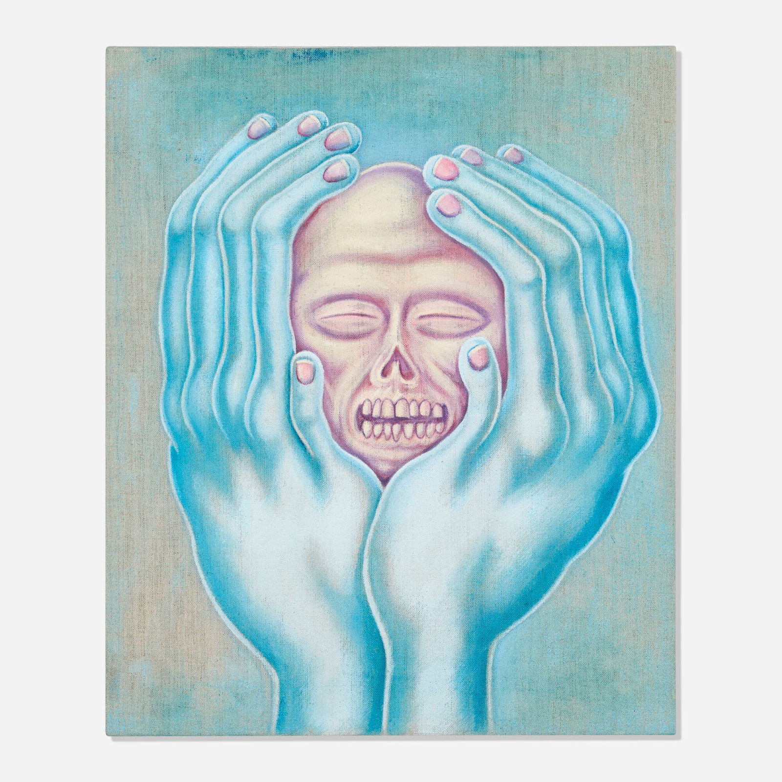 Don Pablo Pedro, Squeeze: Don Pablo Pedro Squeeze 2017oil and acrylic on linen 18.125 h x 15 w in (46 x 38 cm) Provenance: The Hole, New York | Estate of Reed Chojnacki This work wi