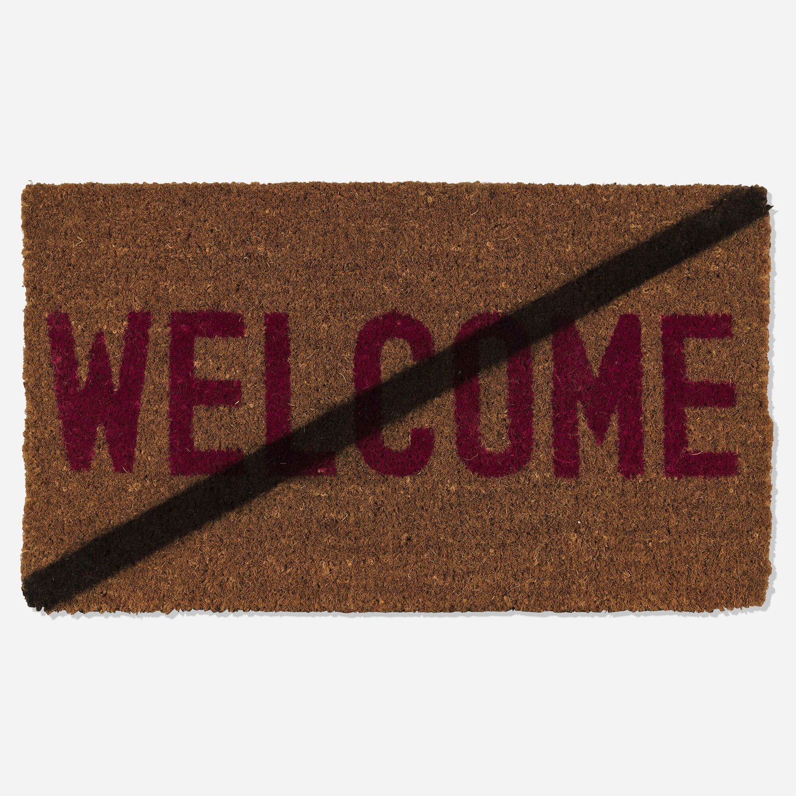 David Diao, Untitled: David Diao Untitled 1996spraypaint on found object 27 h x 16 w x 1 d in (69 x 41 x 3 cm) This work will ship from Chicago, Illinois.