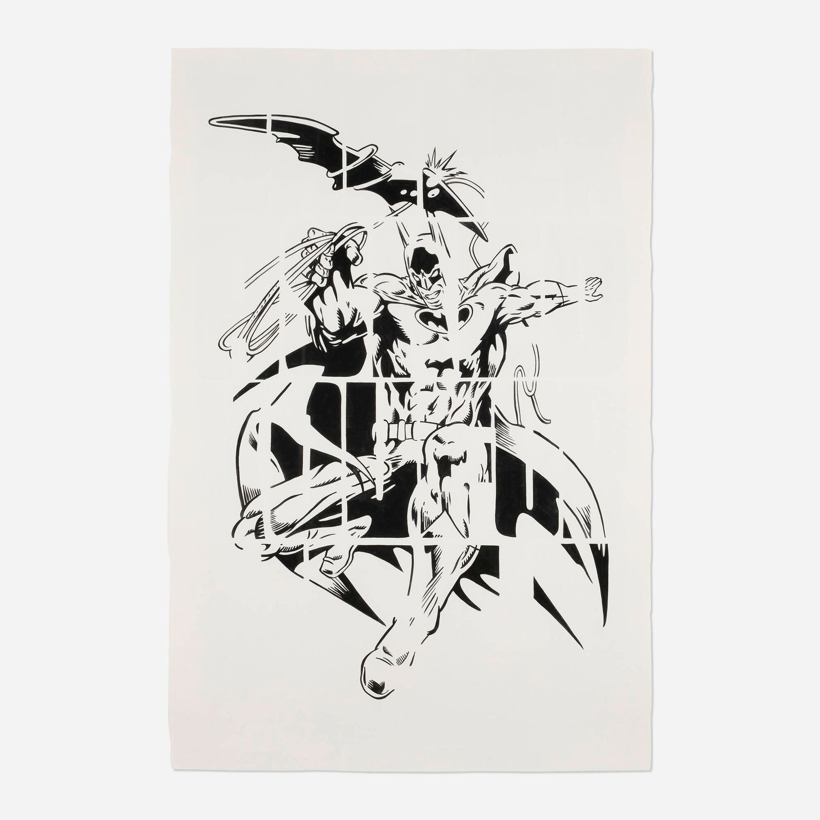 Lou Laurita, I Never Asked Your For Help: Lou Laurita I Never Asked Your For Help 2010 gouache on paper 60 h x 40 w in (152 x 102 cm) Provenance: Friedman Benda, New York | Private Collection This work will ship from Lambertville, New