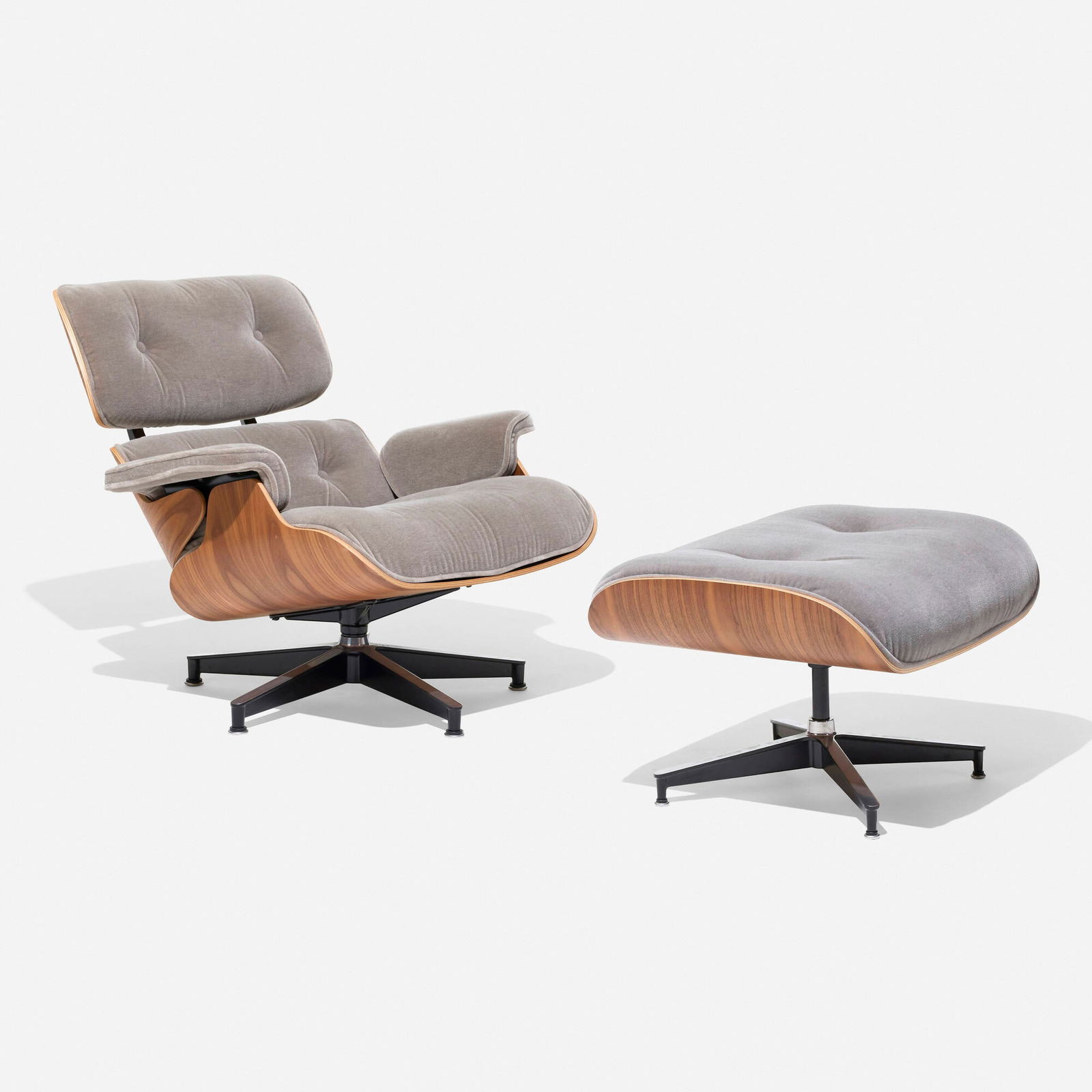 Charles and Ray Eames, 670 lounge chair and 671 ottoman (1 of 5)