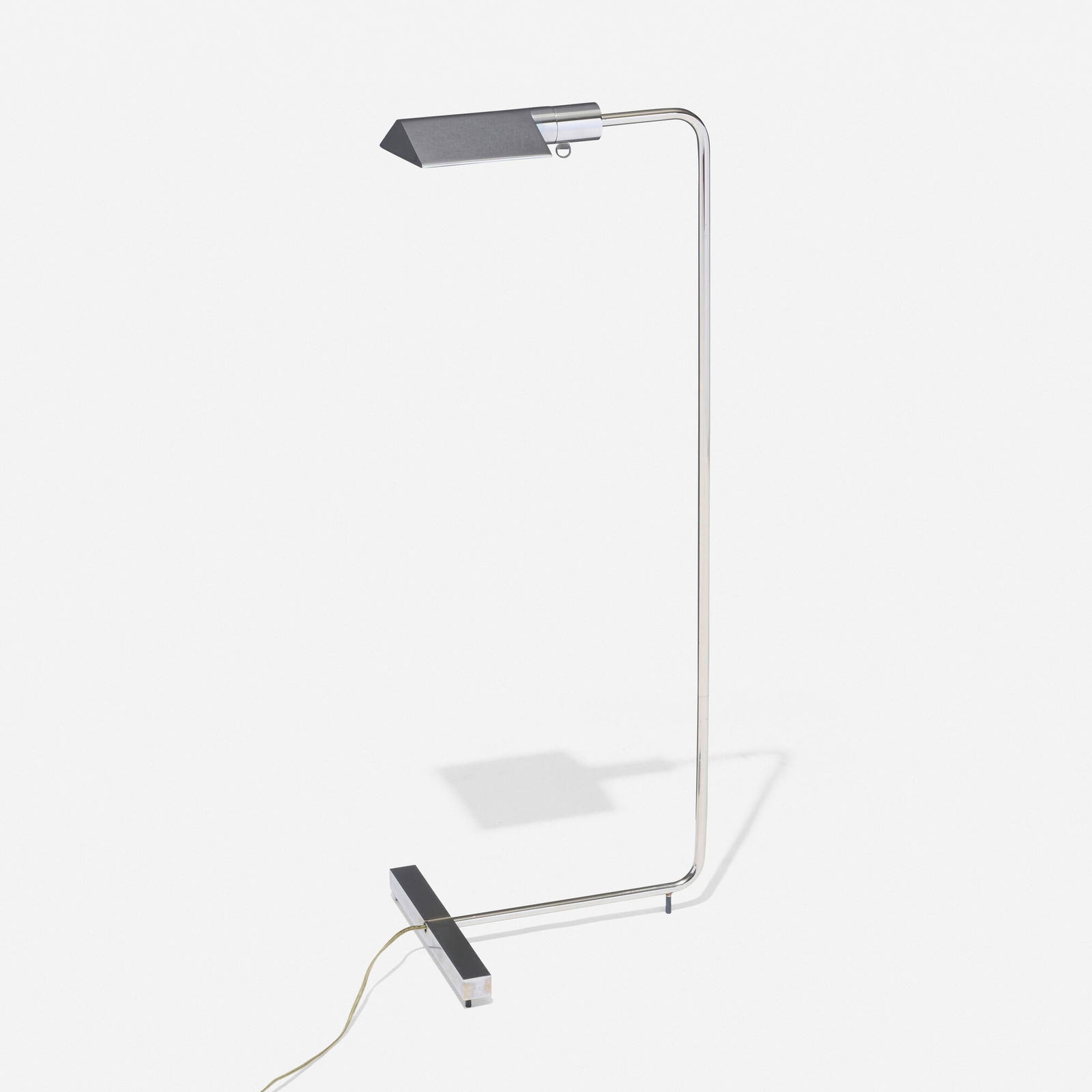 Cedric Hartman, Floor lamp, model 1UWV: Cedric Hartman Floor lamp, model 1UWV Cedric Hartman, Inc.USA, 1966chrome-plated brass, acrylic 36.75 h x 10.875 w x 13.25 d in (93 x 28 x 34 cm) Impressed manufacturer's mark to undersi