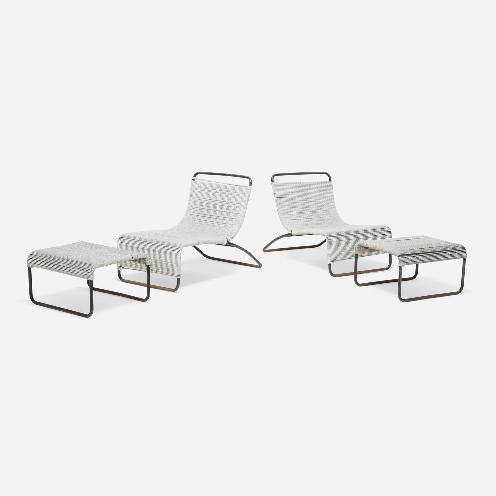 Hendrik Van Keppel and Taylor Green, Lounge chairs and ottomans, pair (1 of 4)