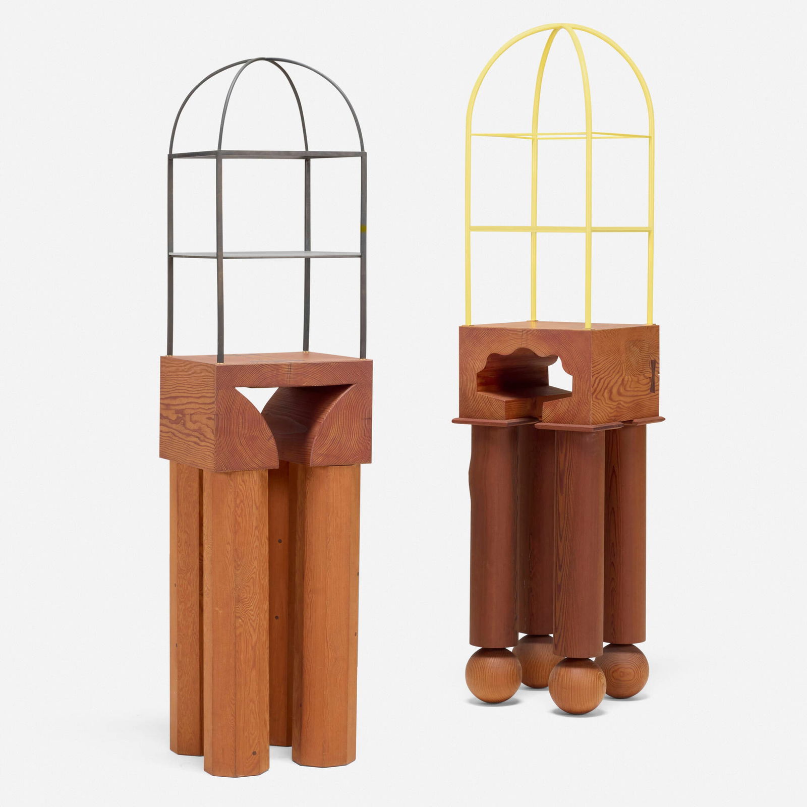 Garry Knox Bennett, Pedestal tables, set of two (1 of 6)