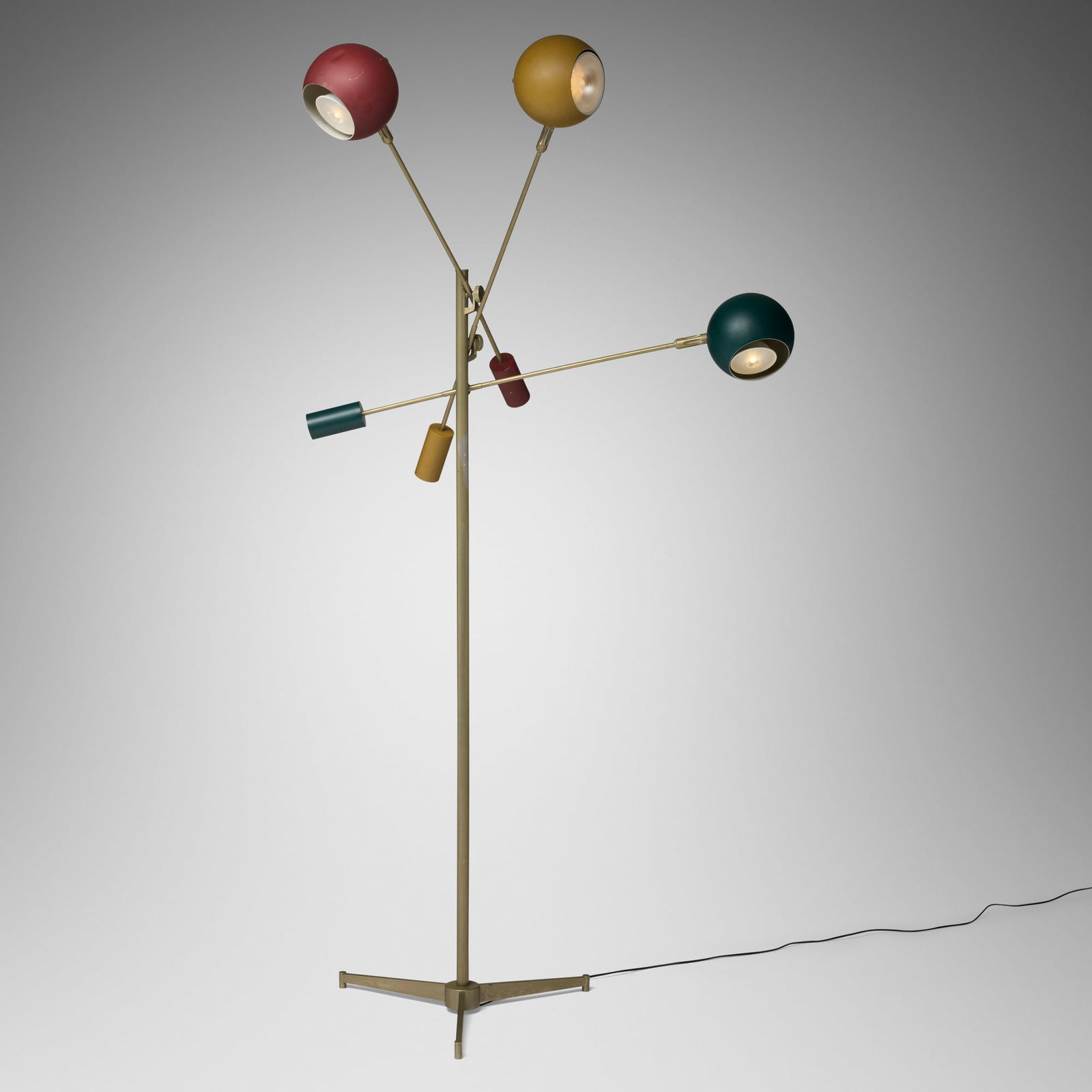 Angelo Lelii, Three-arm floor lamp (1 of 5)