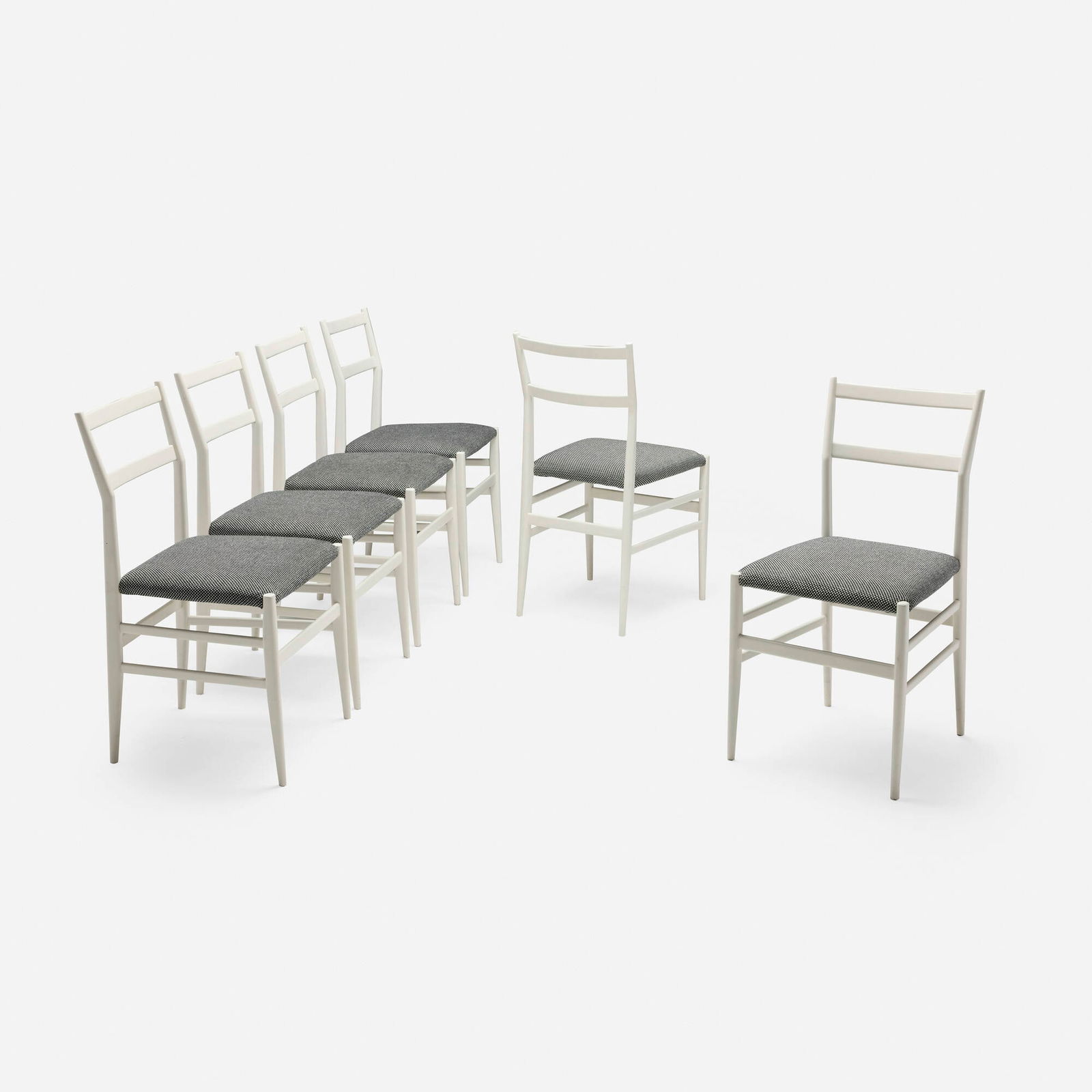 Gio Ponti, Leggera dining chairs model 646/2, set of six (1 of 5)