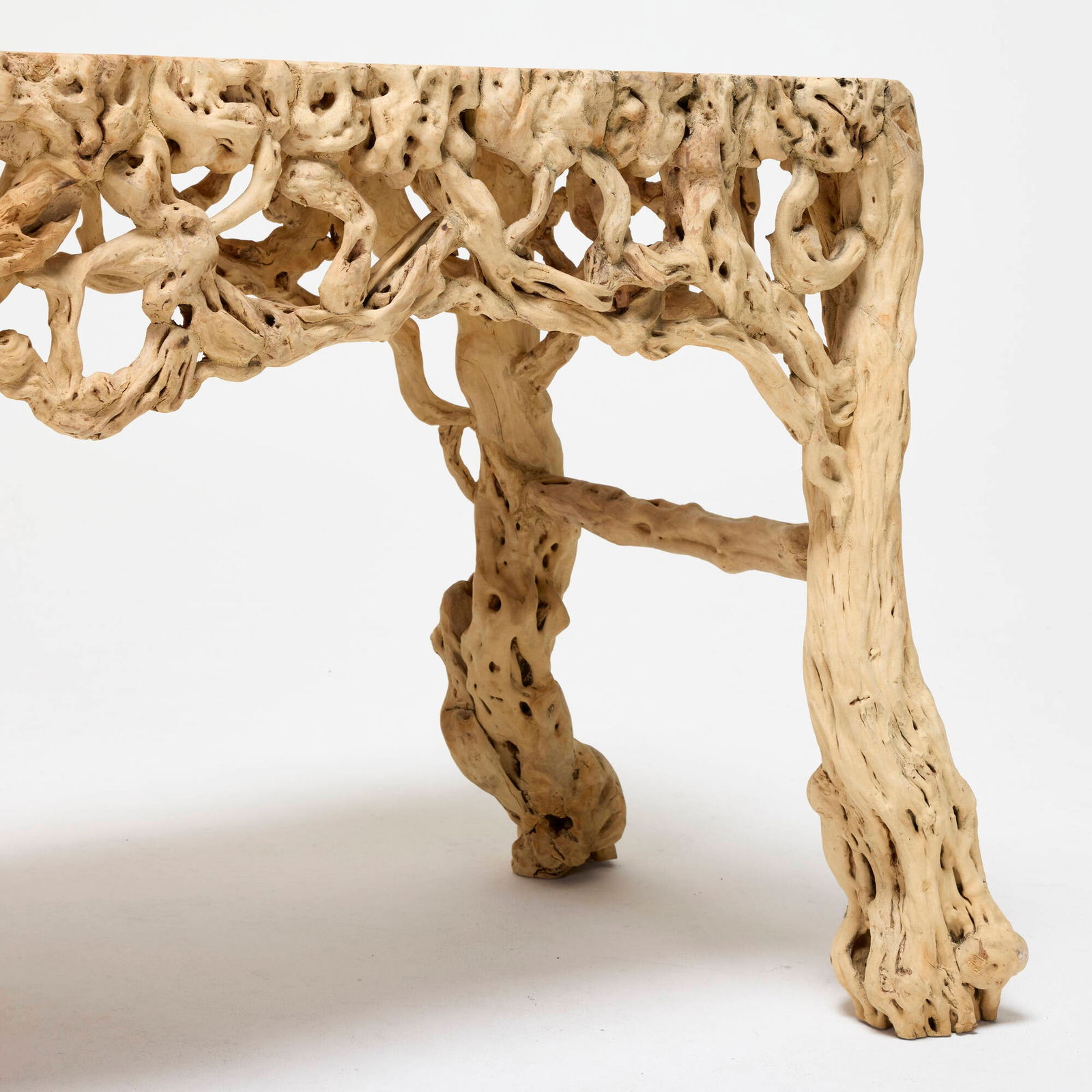 Joel Chen, Root wood console table - 5
