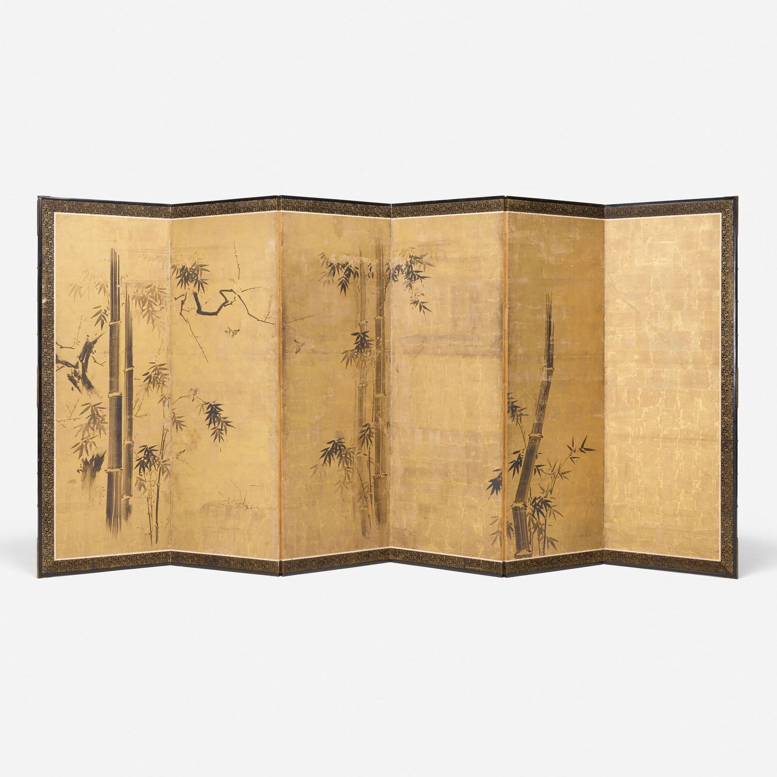 Japanese, Large byobu (folding screen) (1 of 3)