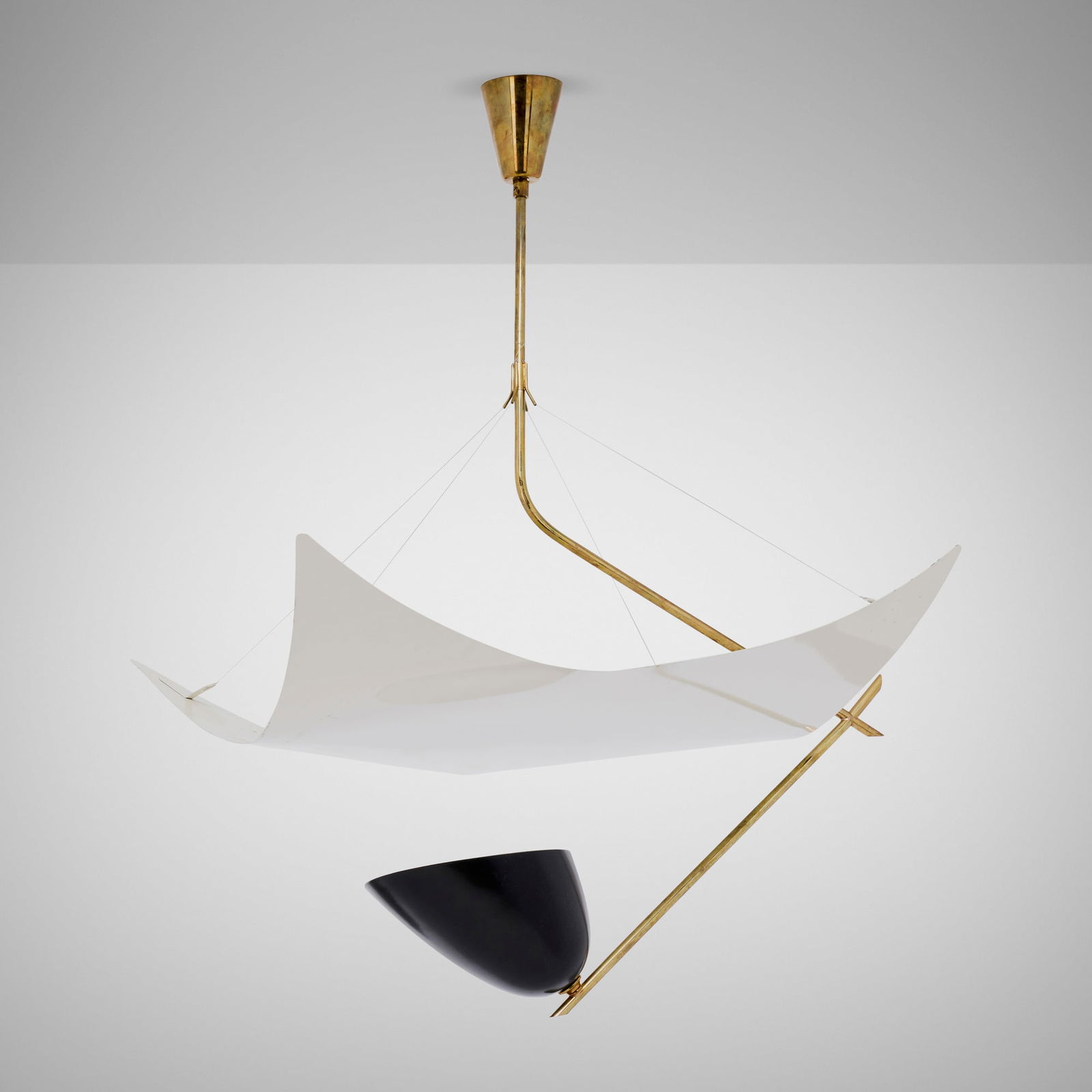 Angelo Lelii, Ceiling lamp, model 12385 (1 of 4)