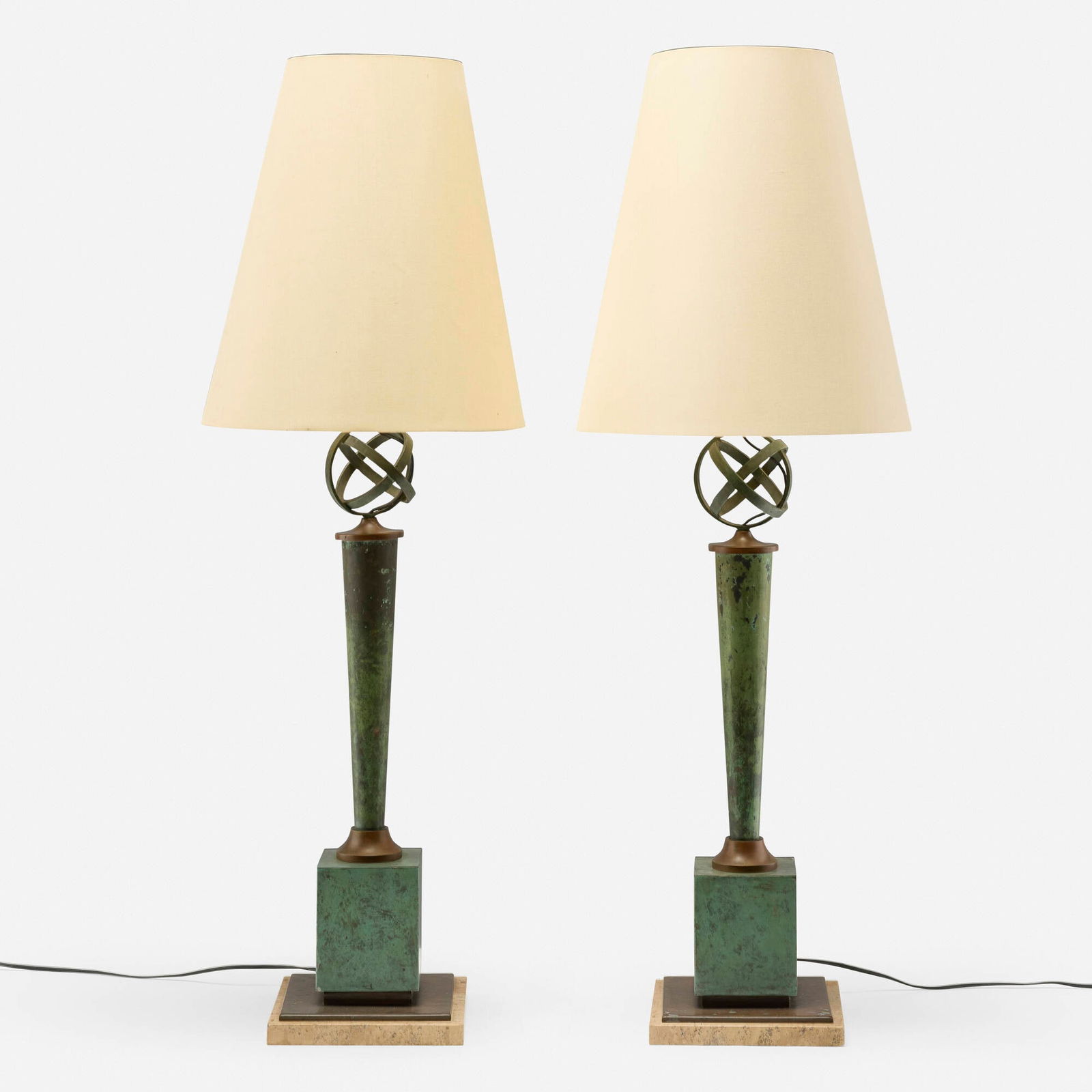 Arturo Pani, attribution, Table lamps, pair (1 of 4)
