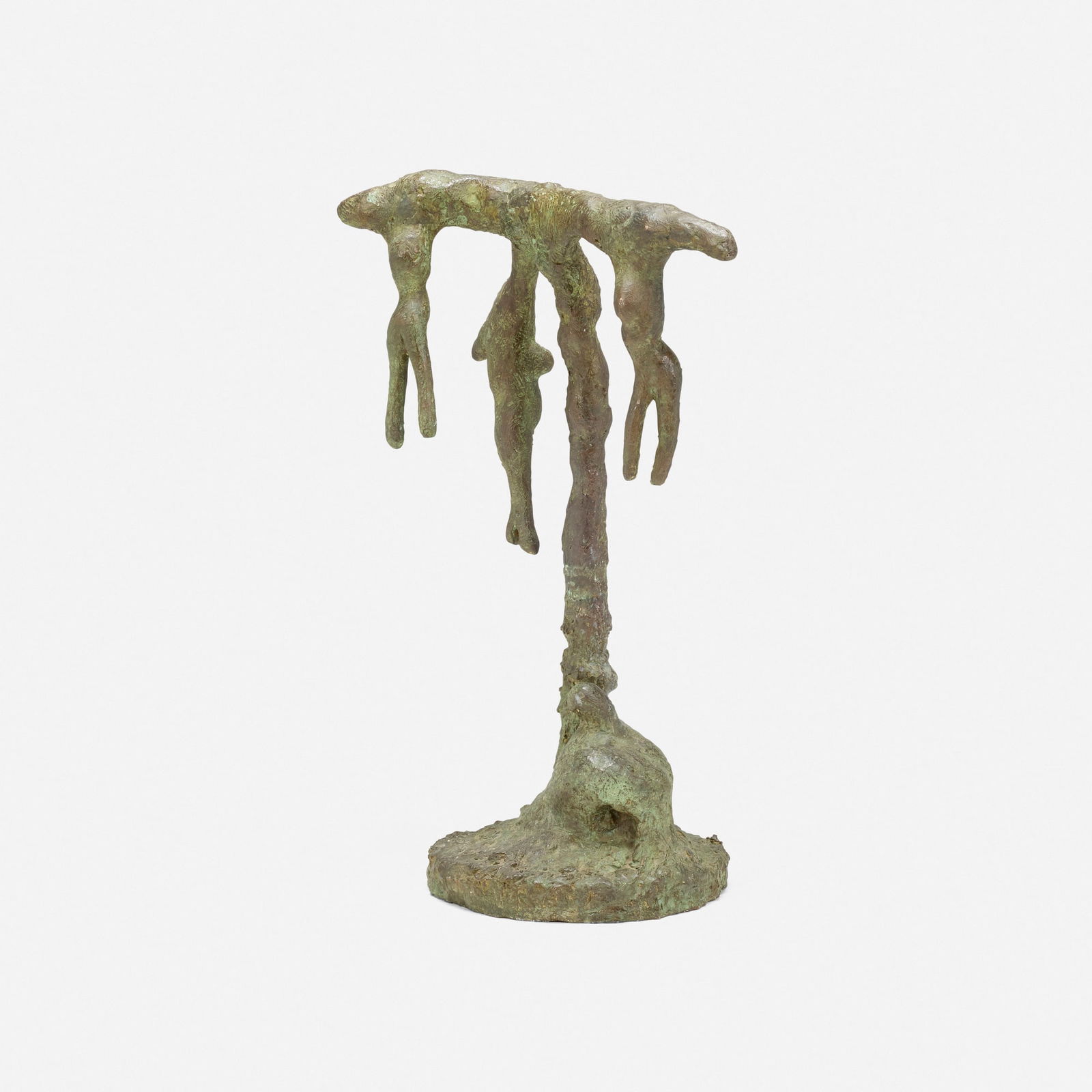 Modernist, Untitled (Figure under a tree): Modernist Untitled (Figure under a tree) bronze 31 h x 20 w x 13 d in (79 x 51 x 33 cm) Provenance: JF Chen, Los Angeles This work will ship from Los Angeles, California.