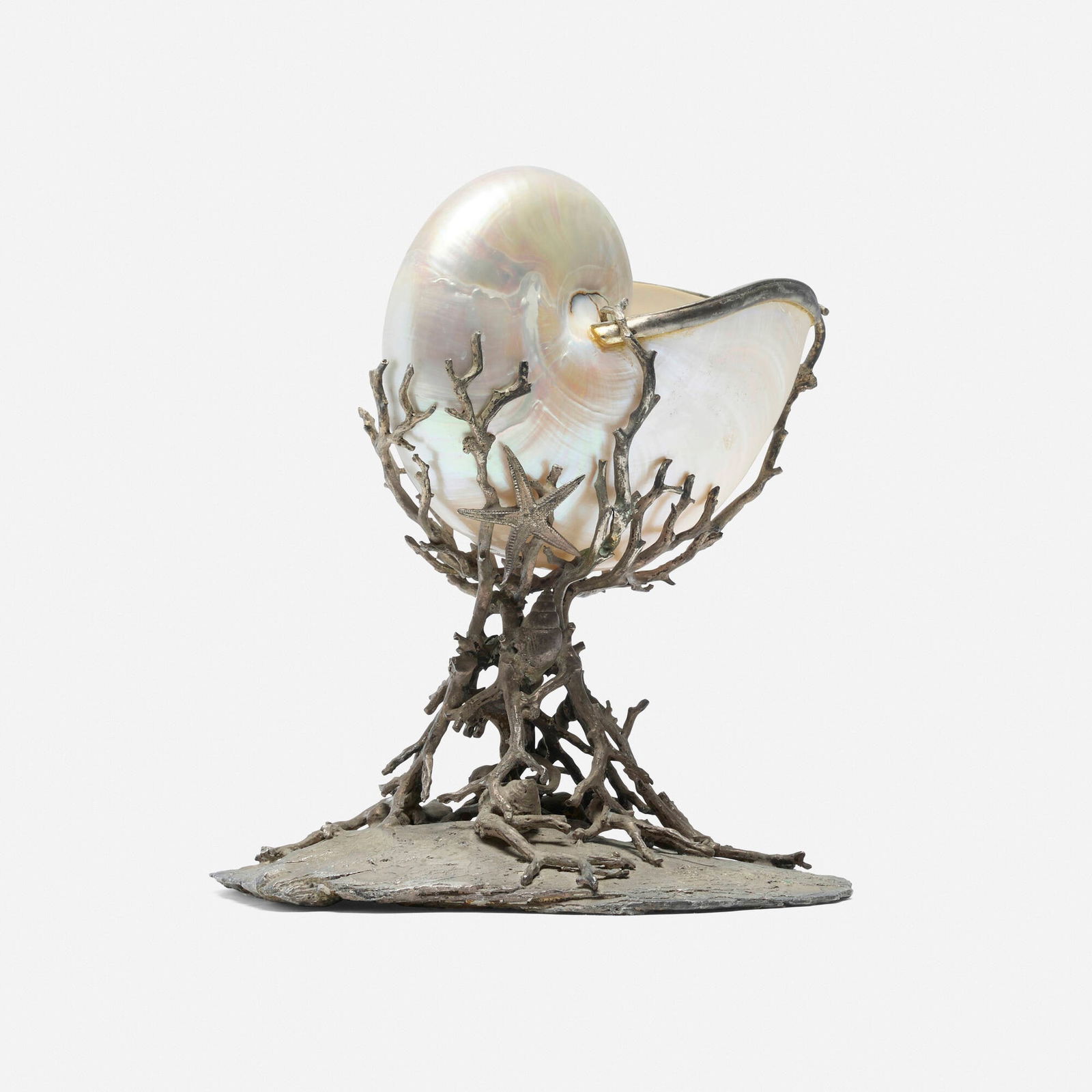 20th Century, Nautilus shell compote - 2