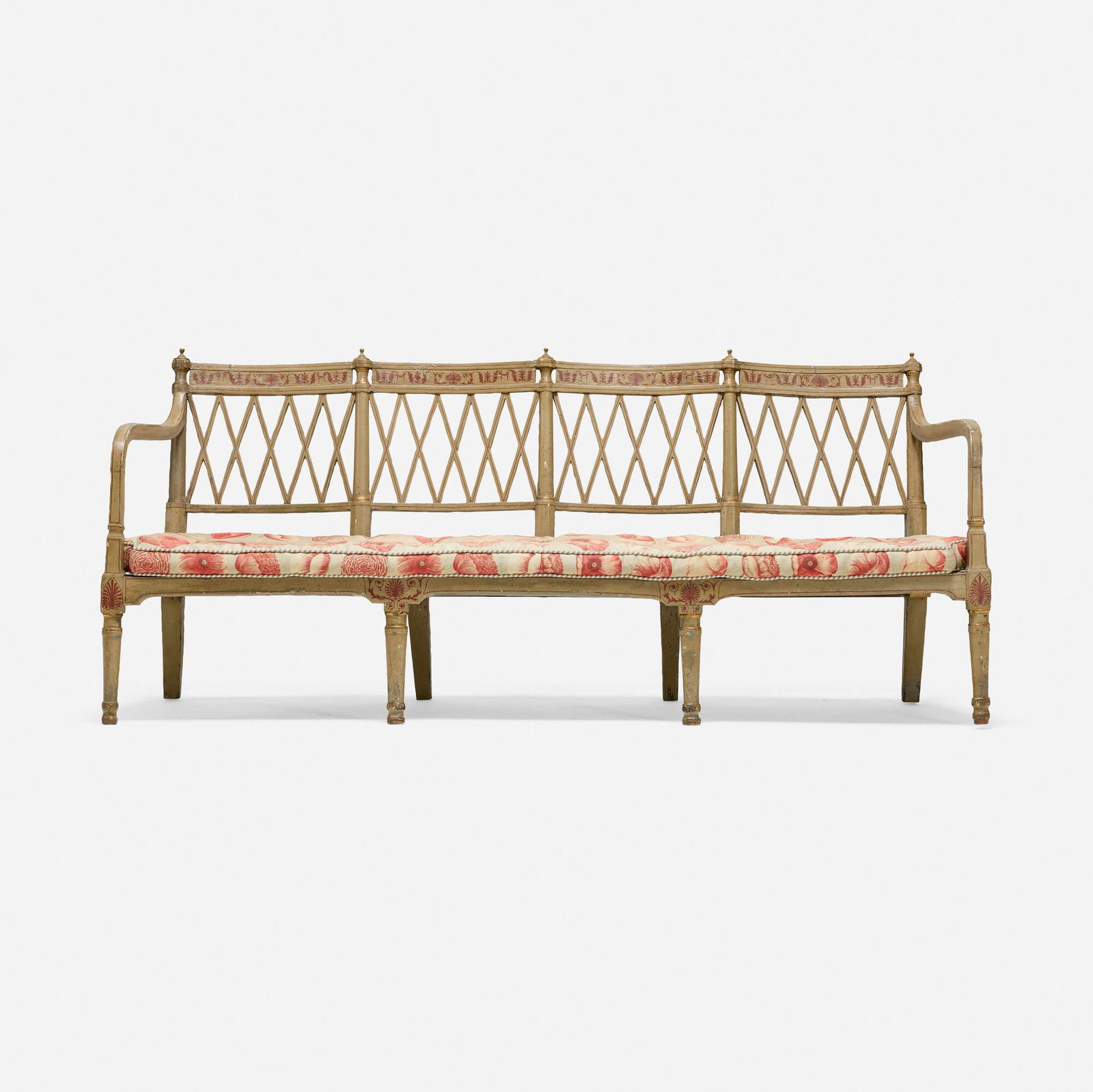 Italian, Neoclassical settee - 2