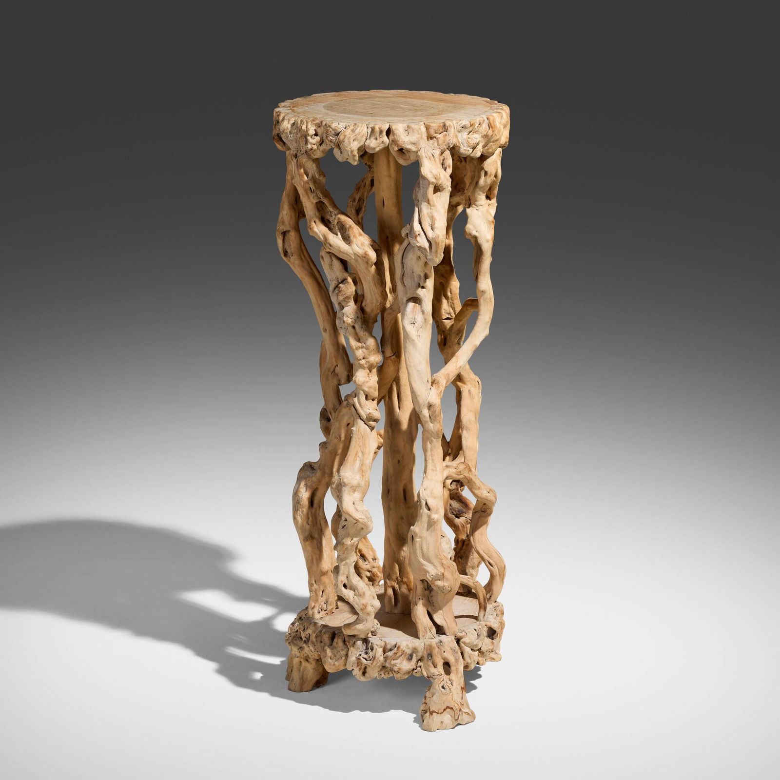 20th Century, Root wood plant stand (1 of 4)