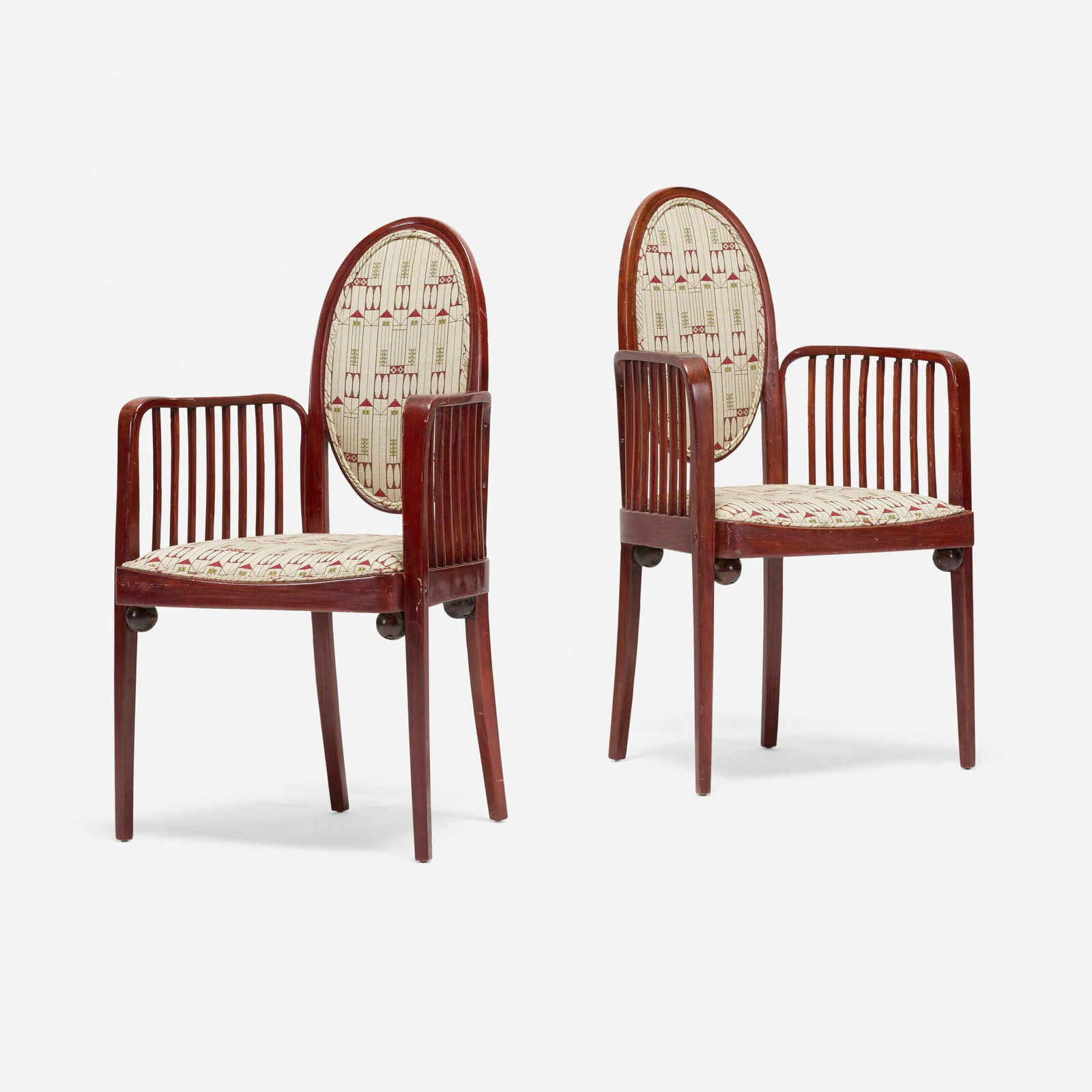 Gustav Siegel, Armchairs model 415 F, pair (1 of 4)