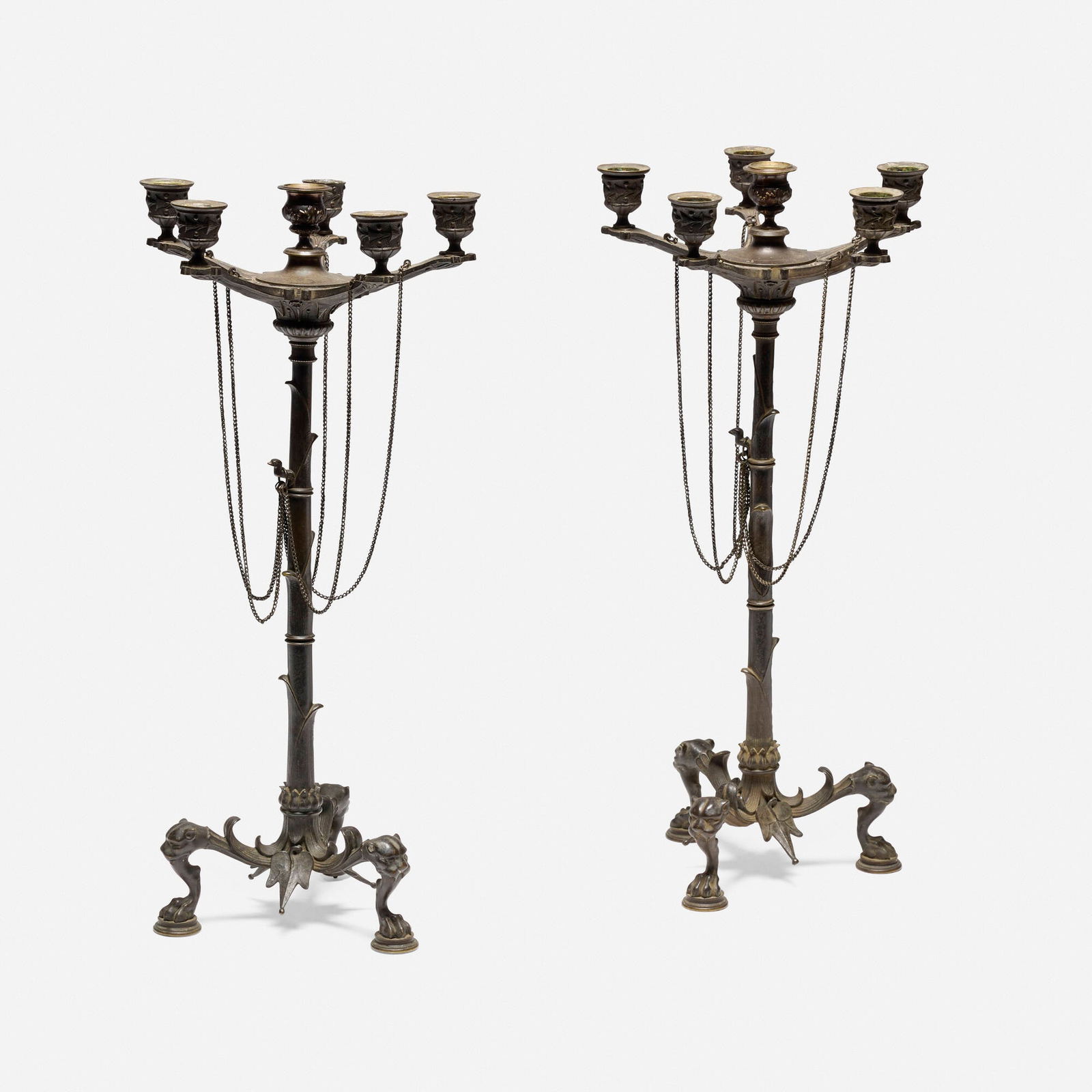 French, Candelabra, pair - 3