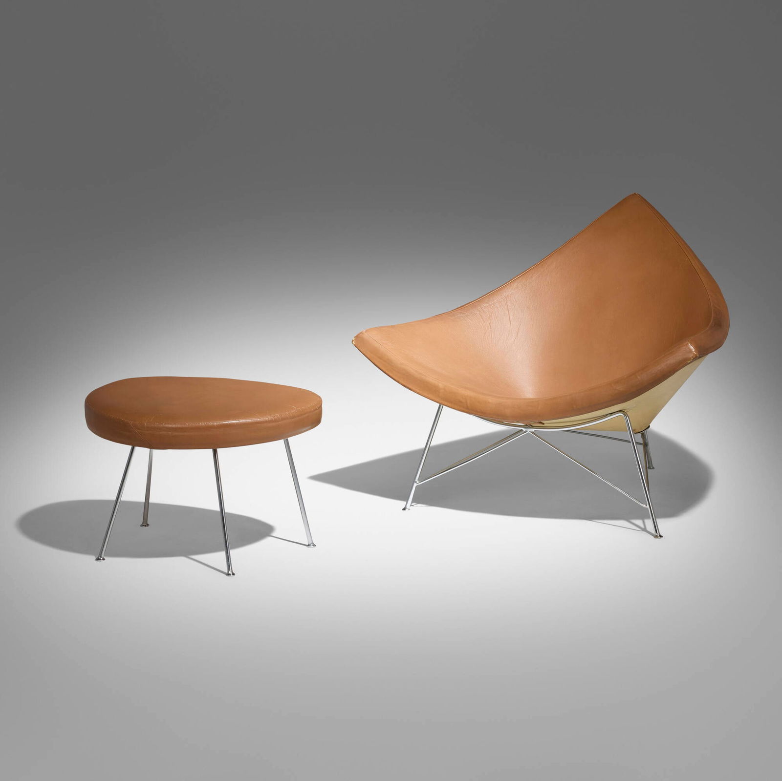 George Nelson & Associates, Coconut chair and ottoman (1 of 5)