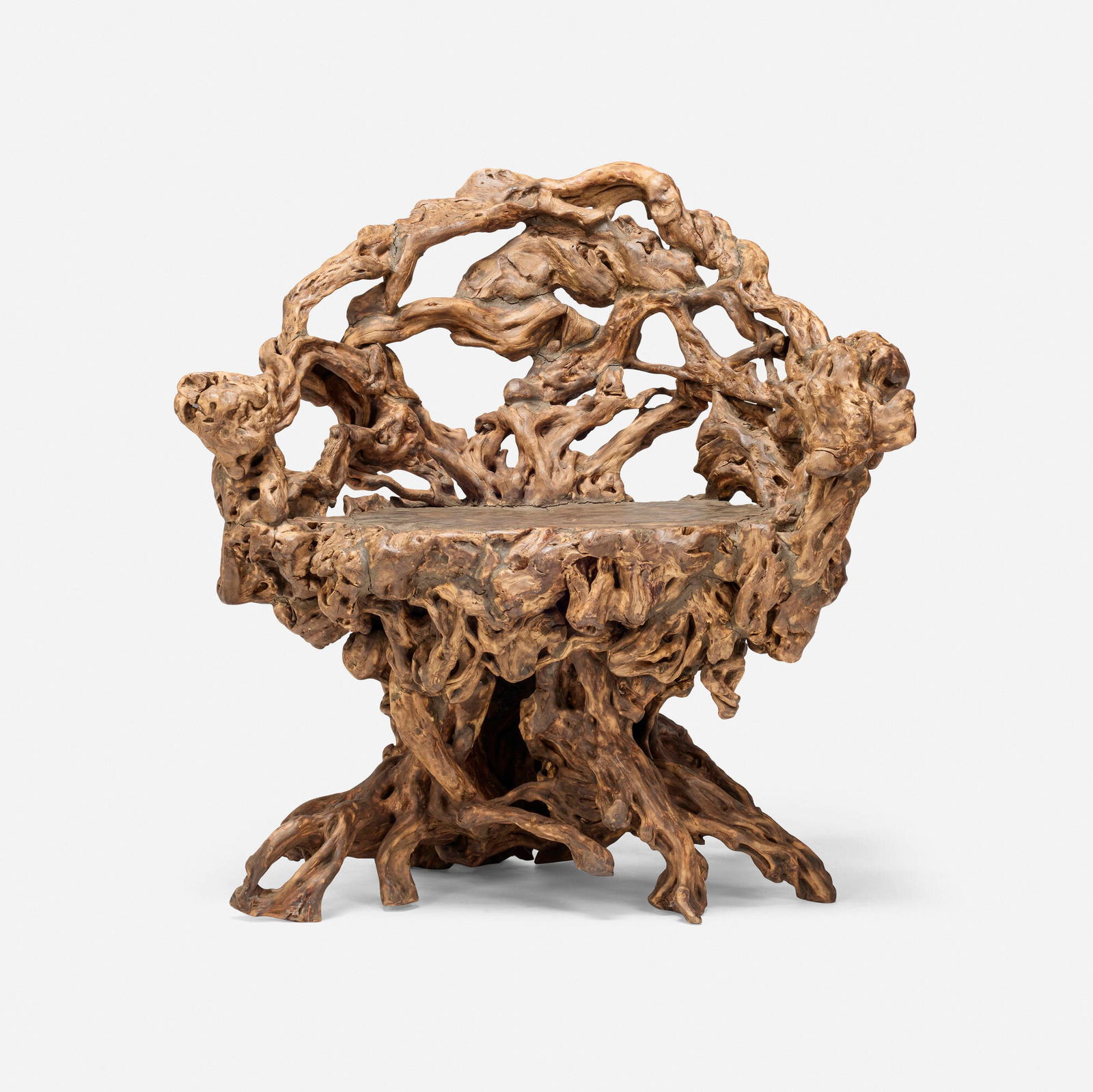 20th Century, Root wood chair (1 of 4)