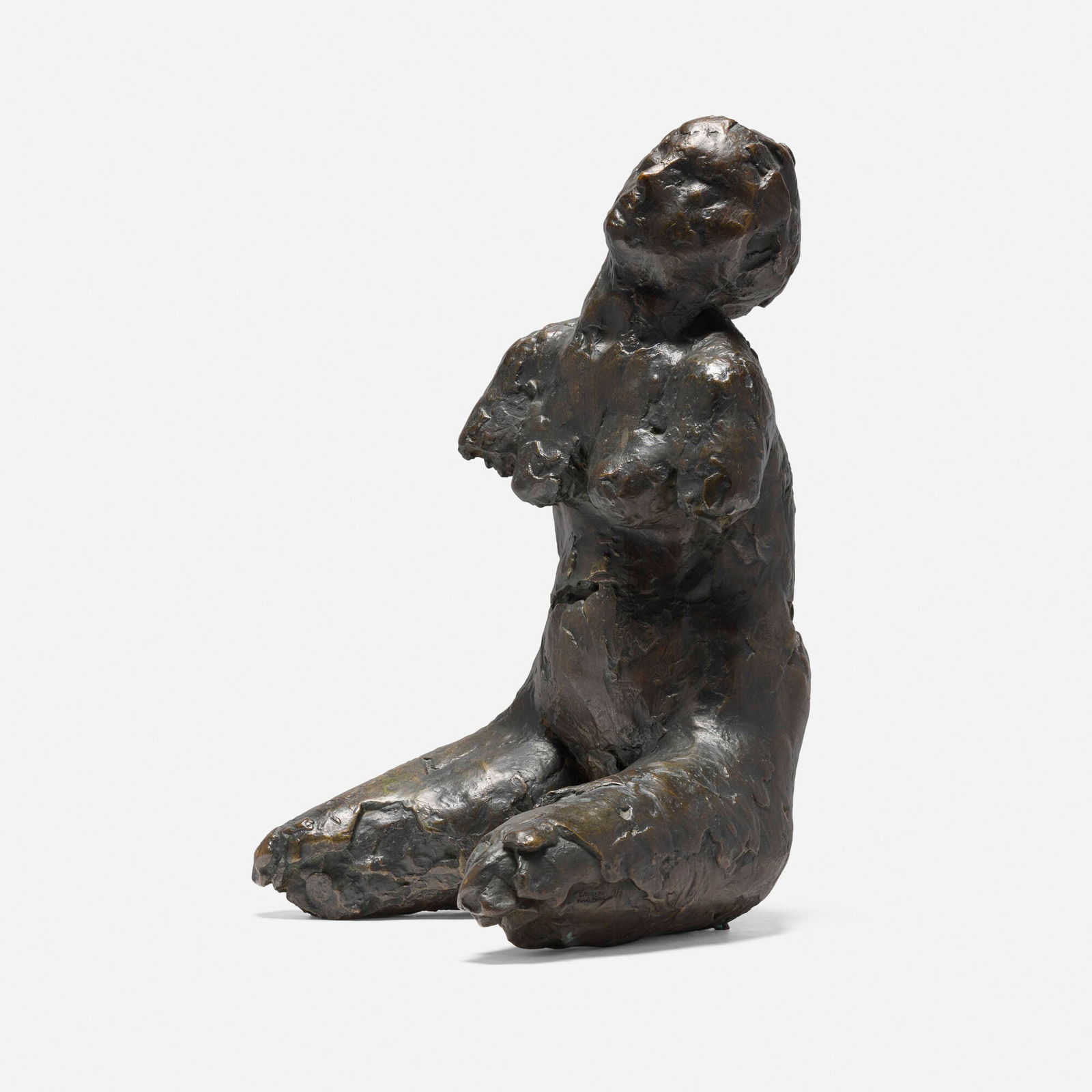 Jean Cardot, Torso: Jean Cardot Torso bronze 22 h x 12.25 w x 12.5 d in (56 x 31 x 32 cm) Incised foundry mark and number to lower edge 'E. Godard fonderie Paris 1/8'. This work is number 1 from the edition of 8. 