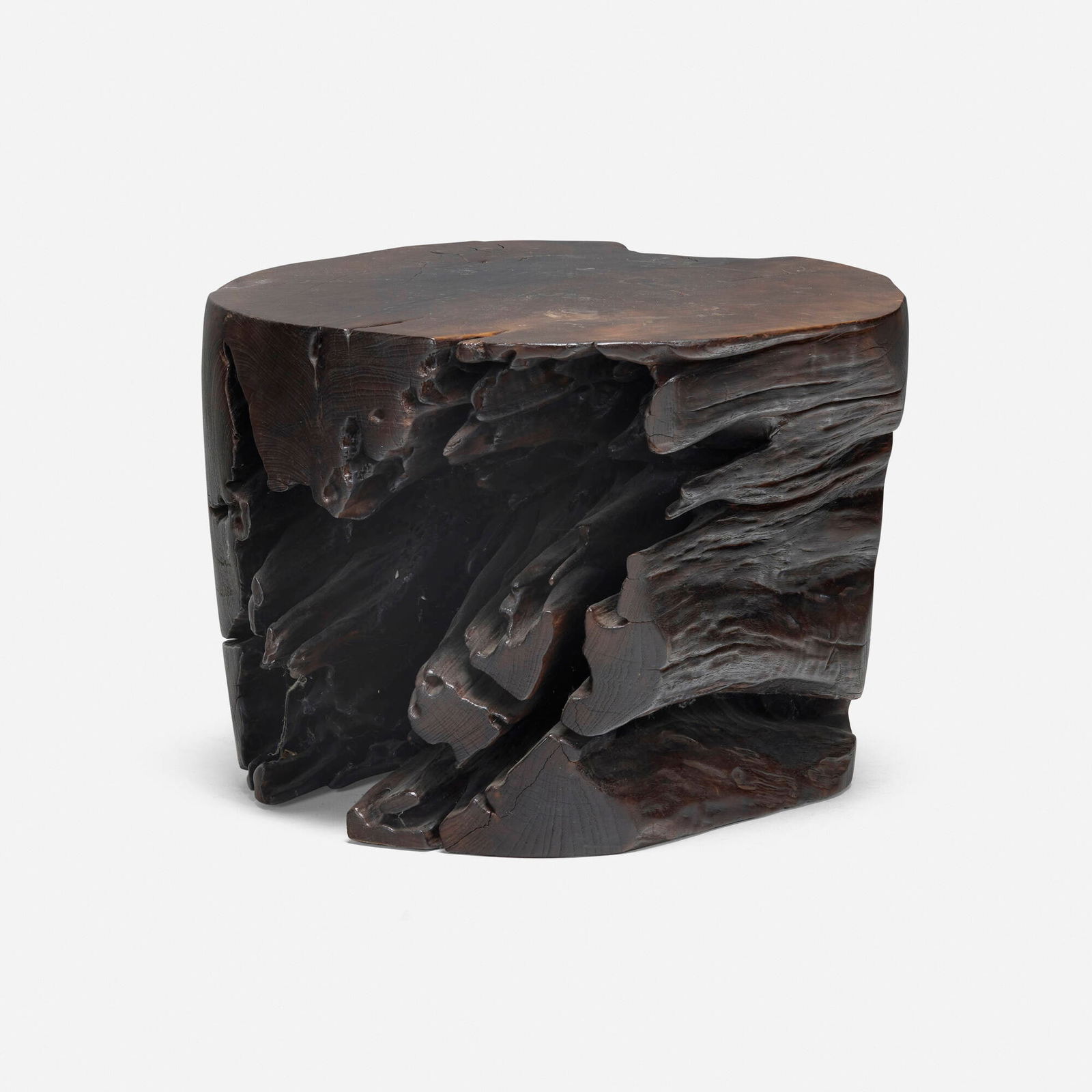 Contemporary, Occasional table: Contemporary Occasional table 21st century carved walnut root 16 h x 21 w x 21.5 d in (41 x 53 x 55 cm) Provenance: JF Chen, Los Angeles This work will ship from Los Angeles, California.