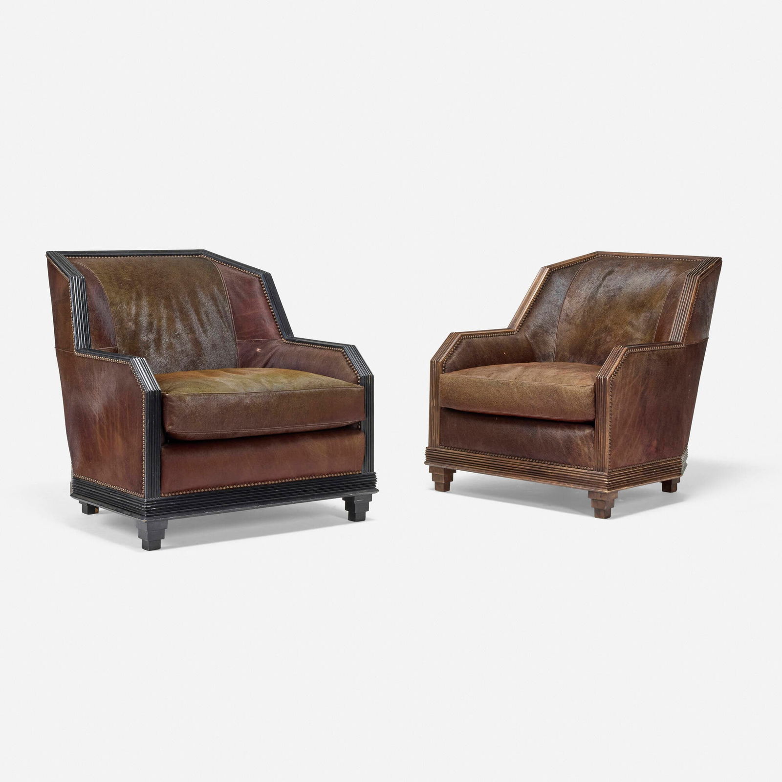 JF Chen, Art Deco-style lounge chairs, set of two (1 of 5)