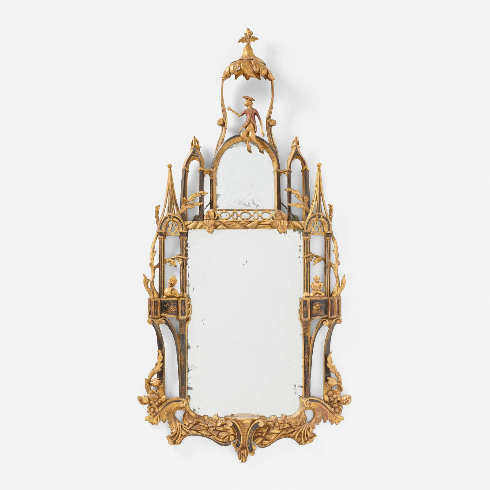 Chinese Chippendale Style, Large wall-hanging mirror (1 of 4)
