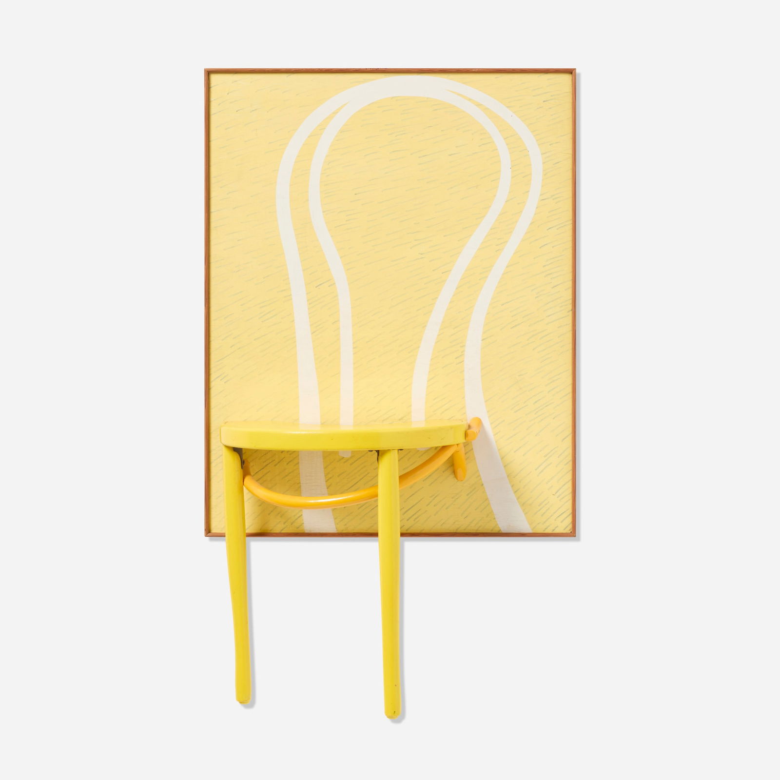 Garry Knox Bennett, Ghost Chair #3: Garry Knox Bennett Ghost Chair #3 2006lacquered wood and acrylic in artist-made frame 40.5 h x 24 w x 9.5 d in (103 x 61 x 24 cm) Signed, titled and dated to verso 'GKB 06 Ghost Chair #3'.