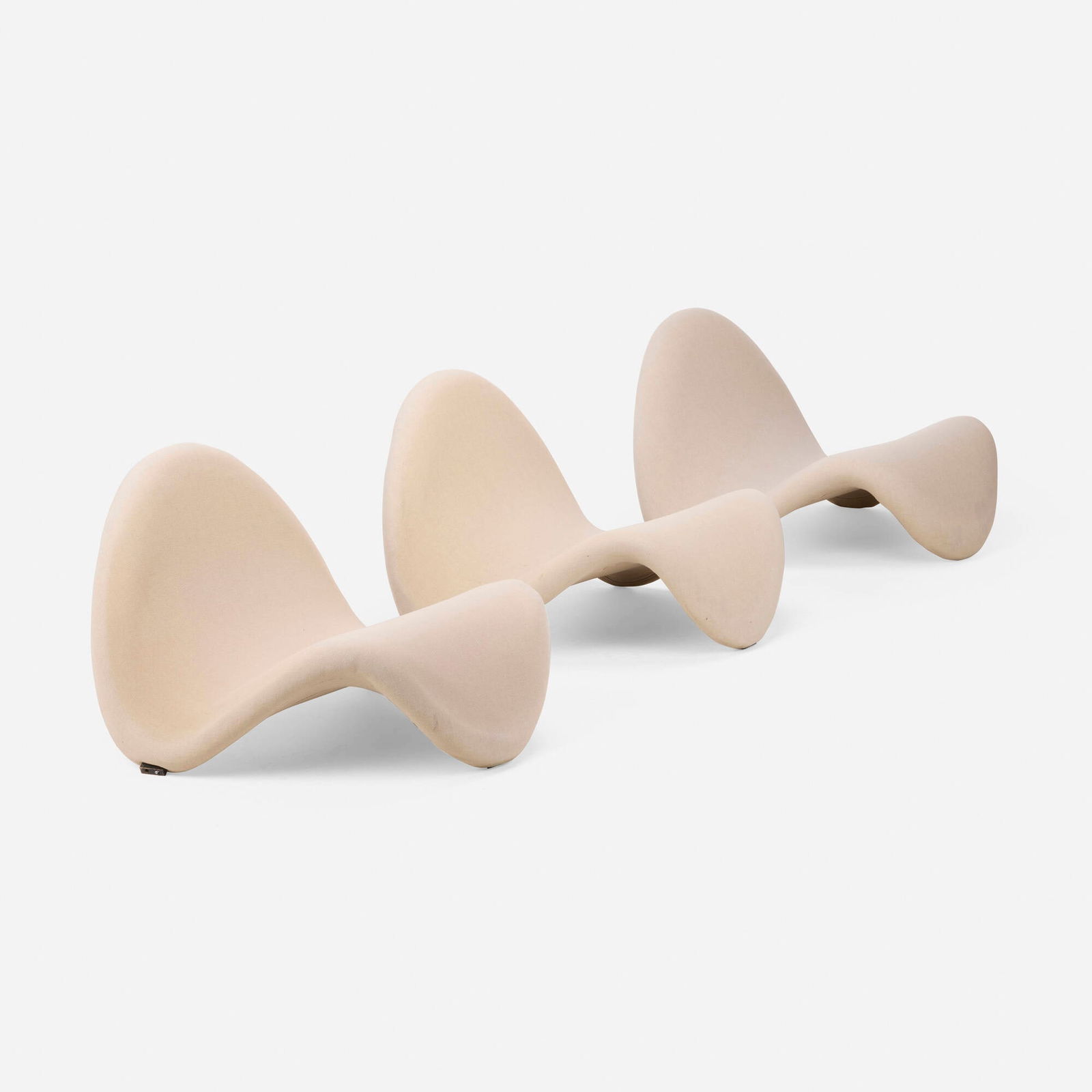 Pierre Paulin, Tongue chairs model 577, set of three: Pierre Paulin Tongue chairs model 577, set of three Artifort France / The Netherlands, c. 1967 upholstery over tubular steel and foam 23.5 h x 34.5 w x 40 d in (60 x 88 x 102 cm) Literature: