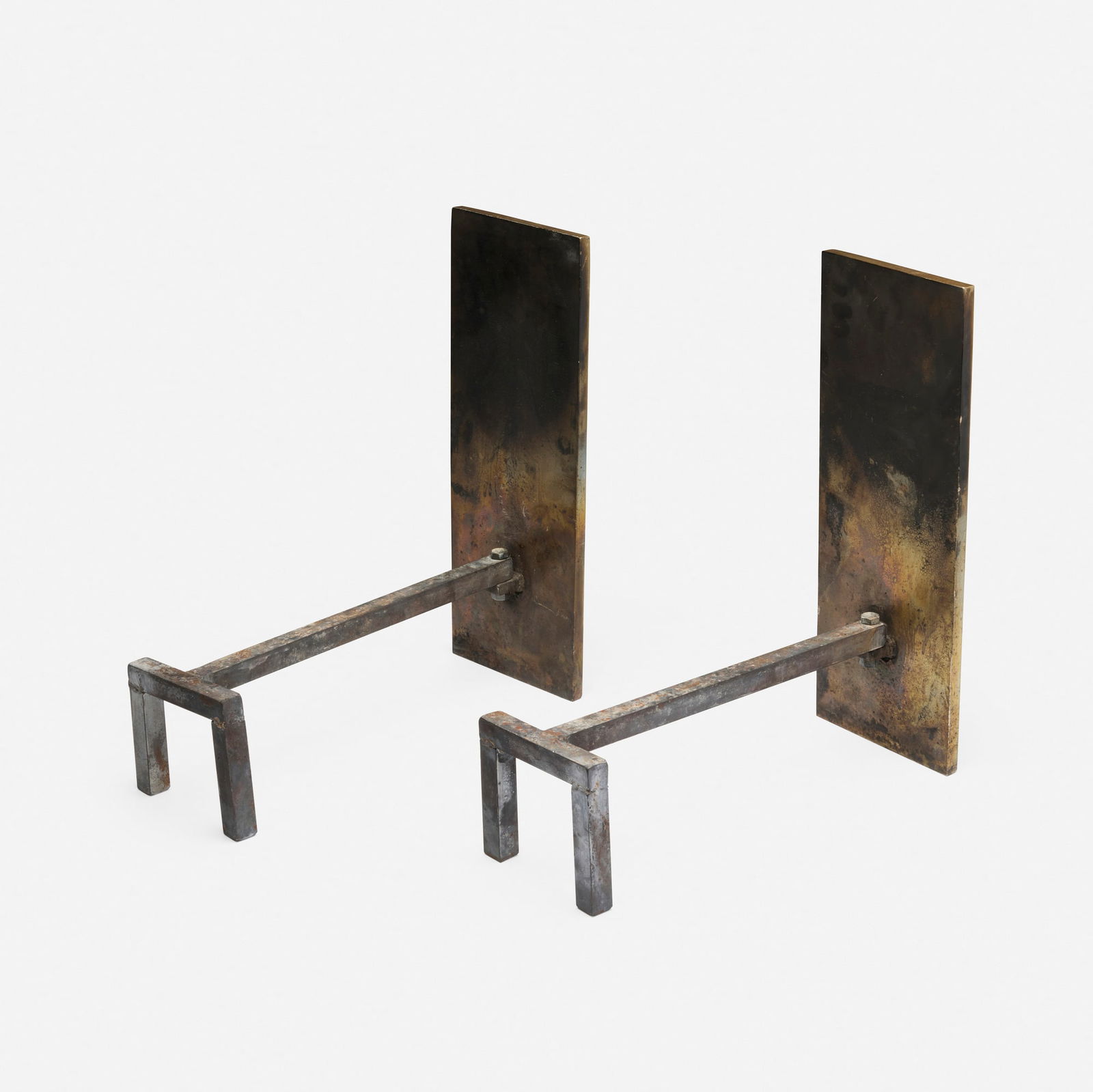 John Lyle, Robert andirons, pair - 3