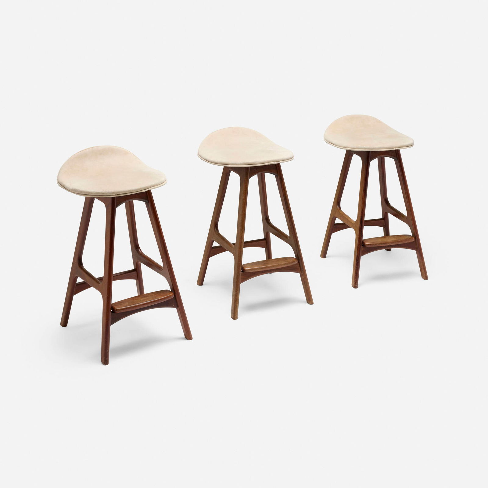 Erik Buck, Stools model OD61, set of three (1 of 6)