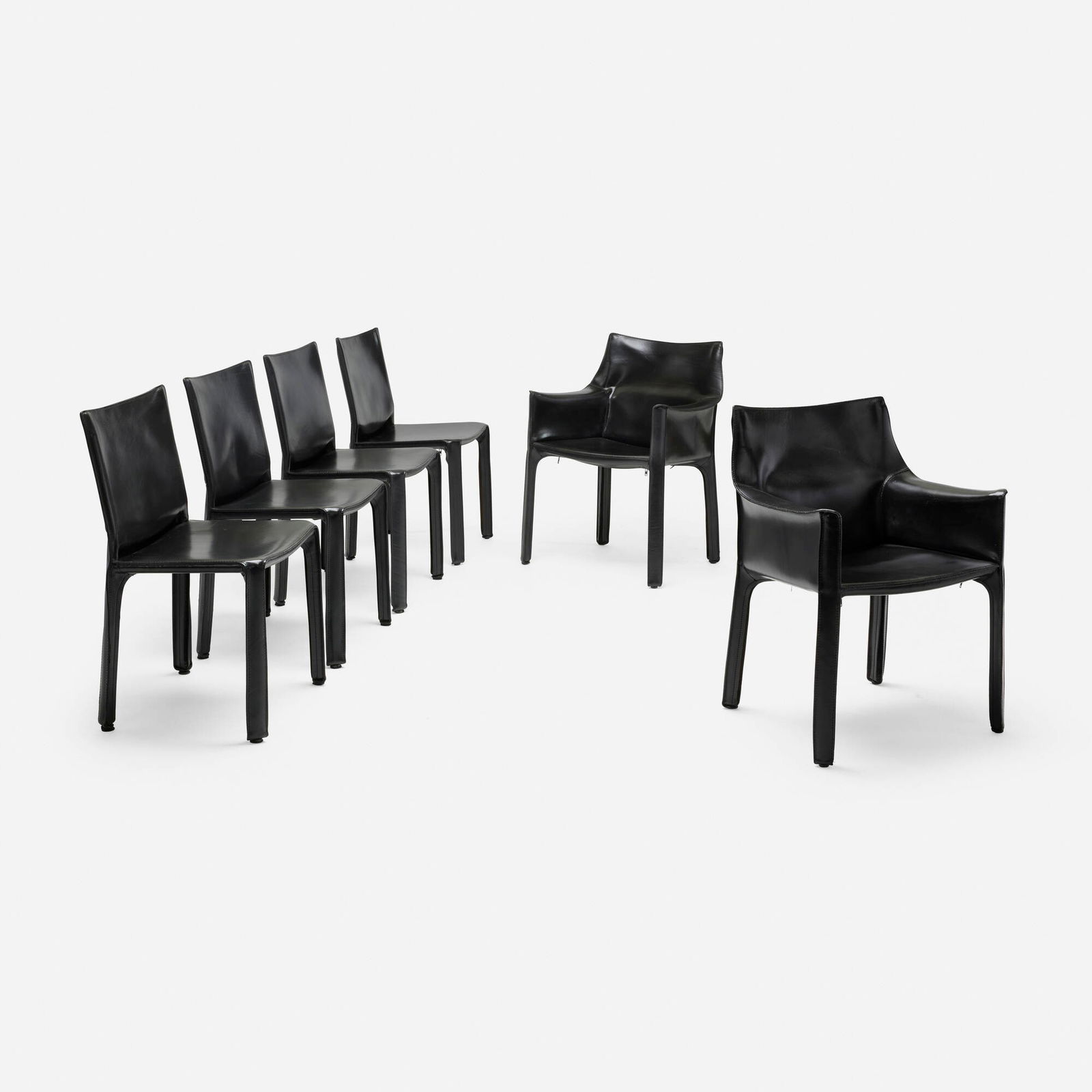 Mario Bellini, Cab chairs, set of six (1 of 5)