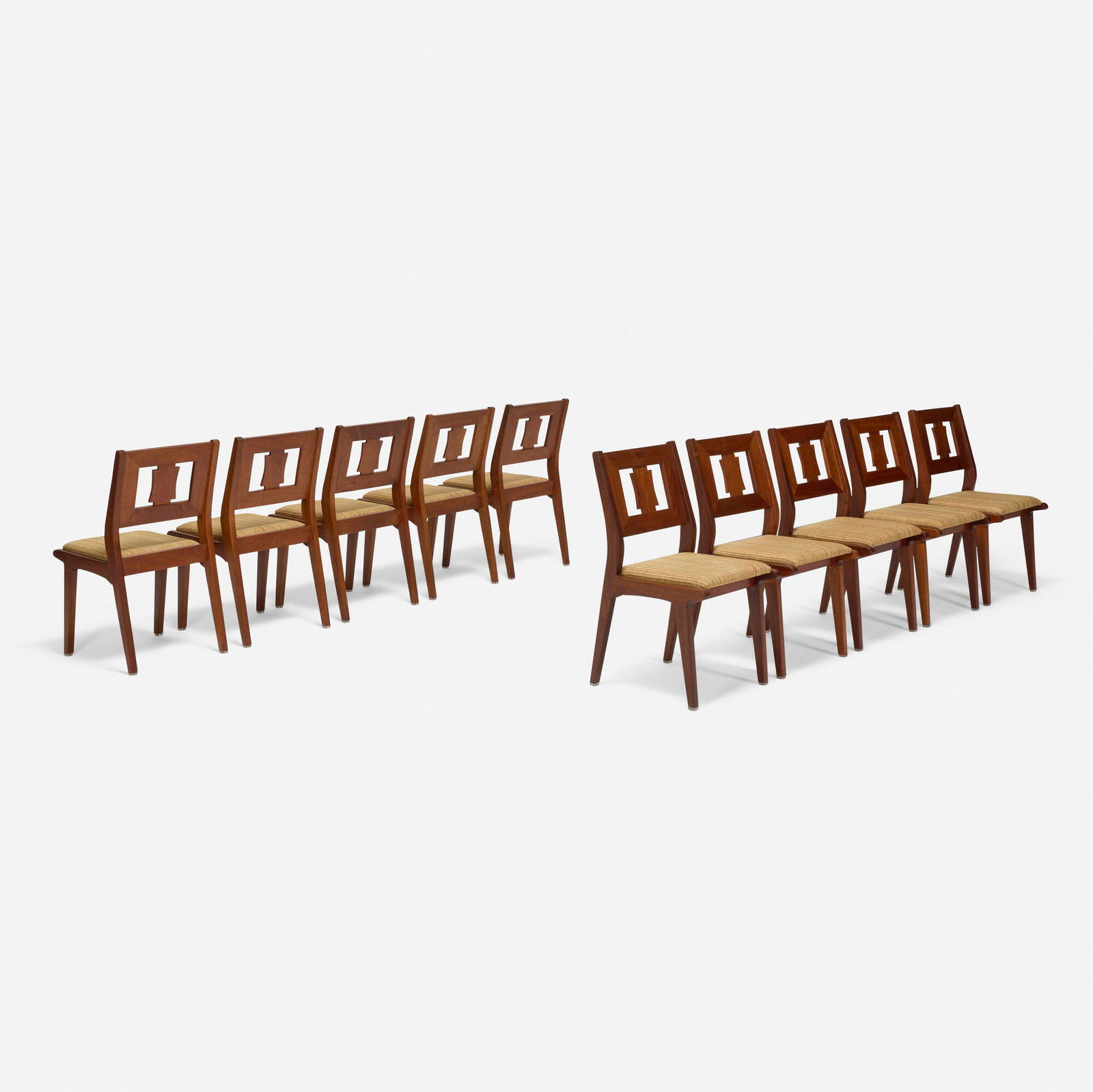 American, Dining chairs, set of ten (1 of 4)