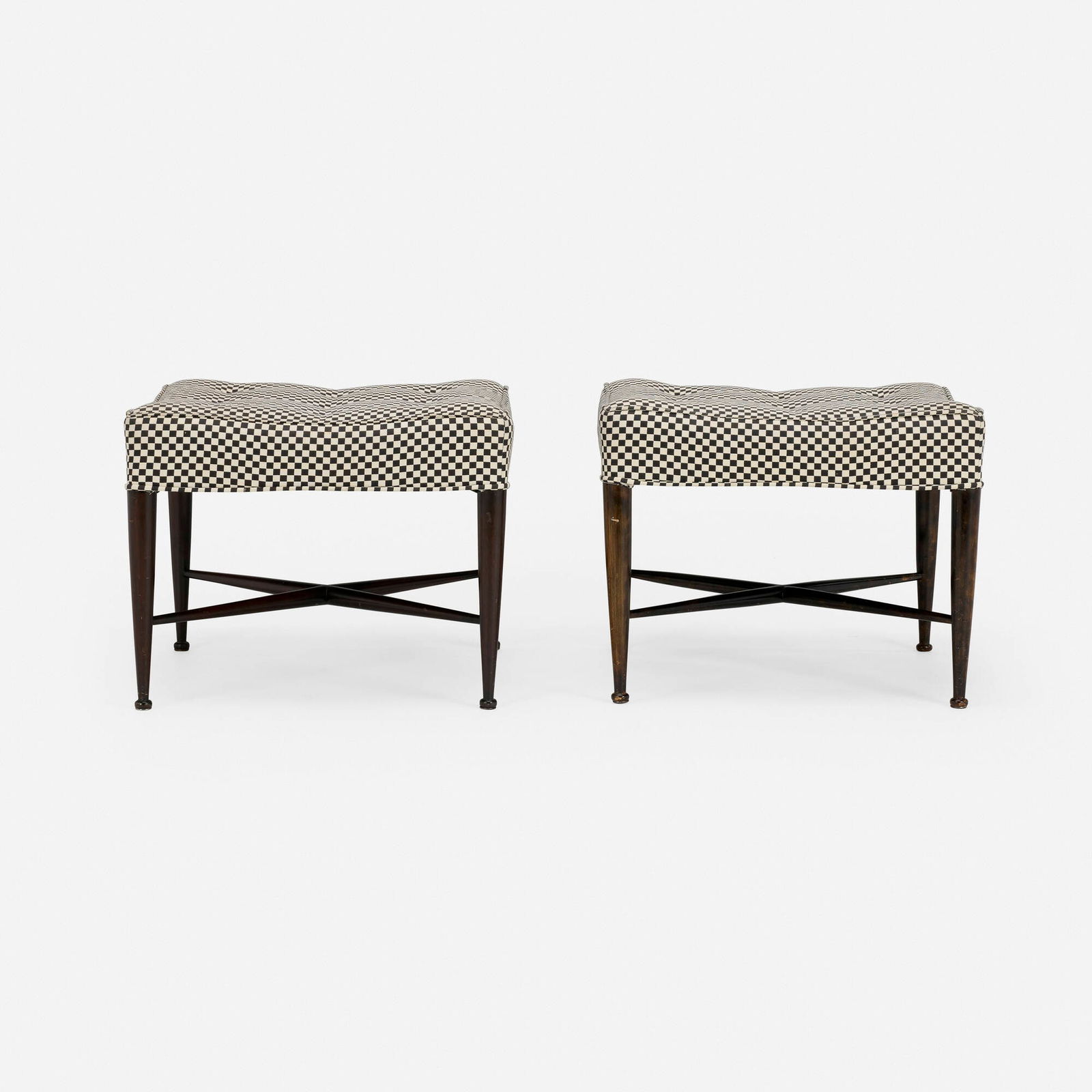 Edward Wormley, Stools model 5002, pair - 2