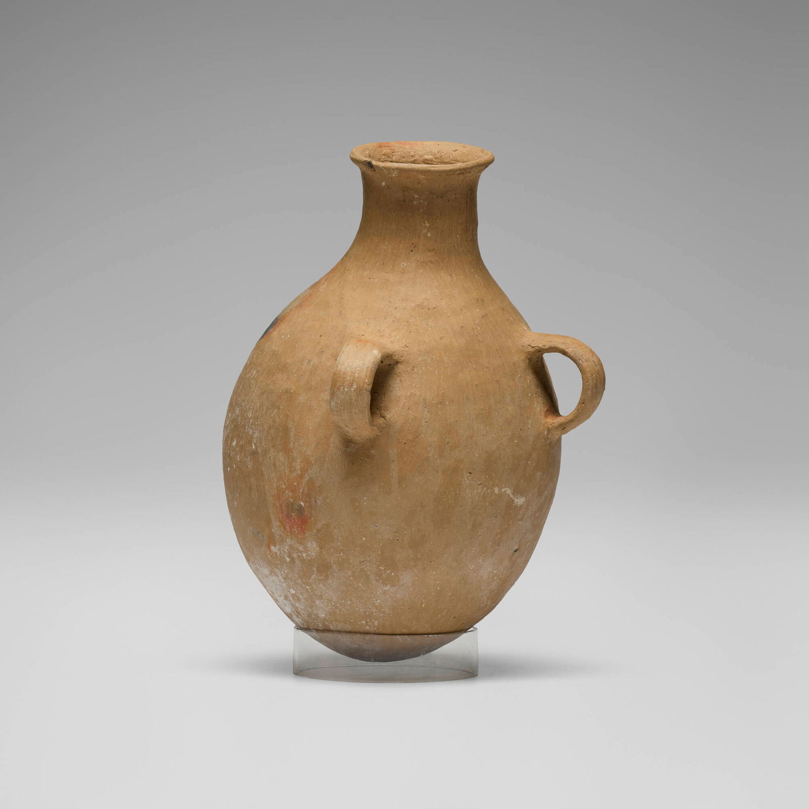 Ancient Mediterranean, Vessel: Ancient Mediterranean Vessel earthenware 16.5 h x 12 dia in (42 x 30 cm) Provenance: Collection of Marlene Shatkin, Winnetka, IL This work will ship from Chicago, Illinois.