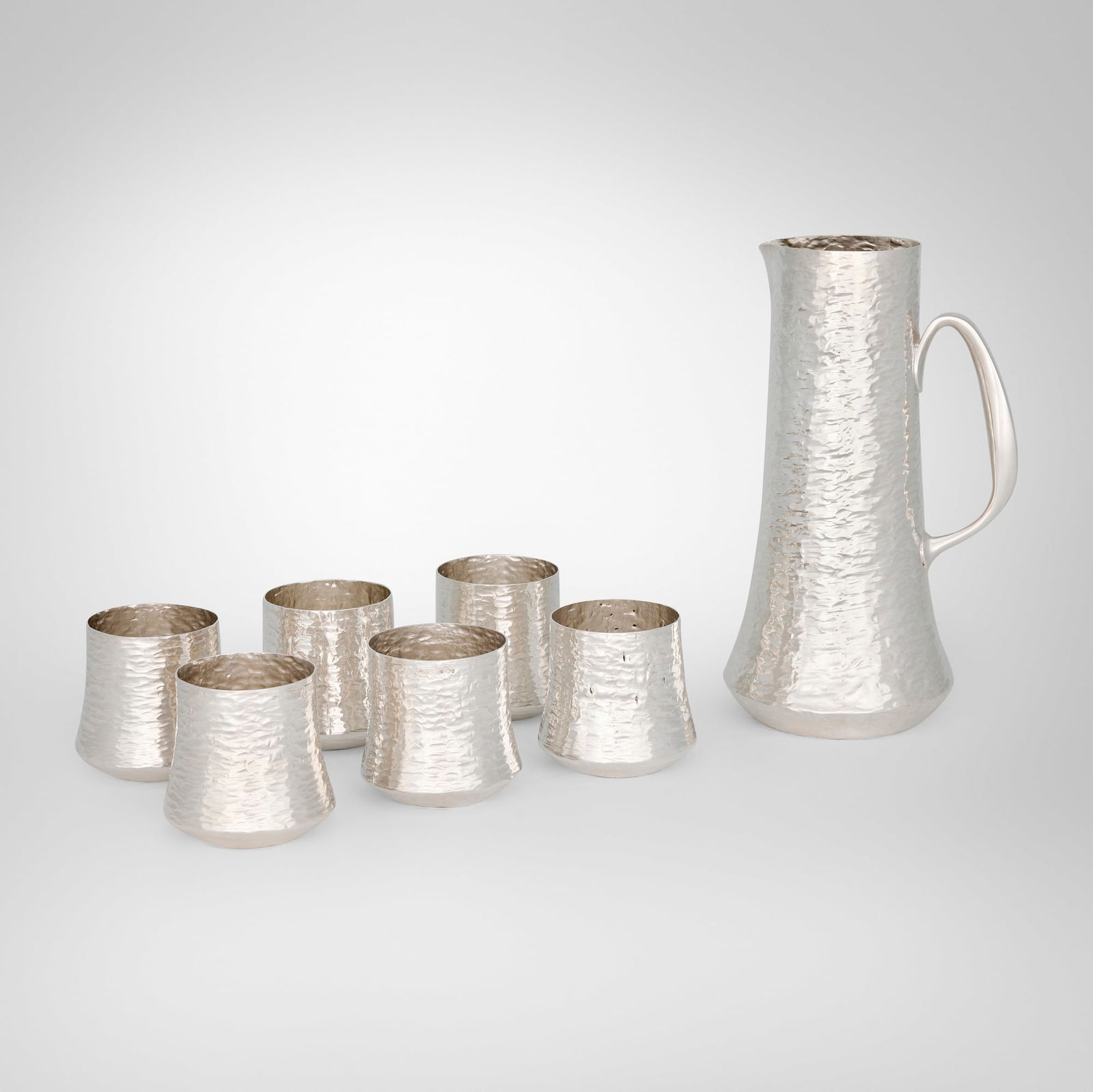 Tapio Wirkkala, Pitcher and cups, set of six (1 of 4)