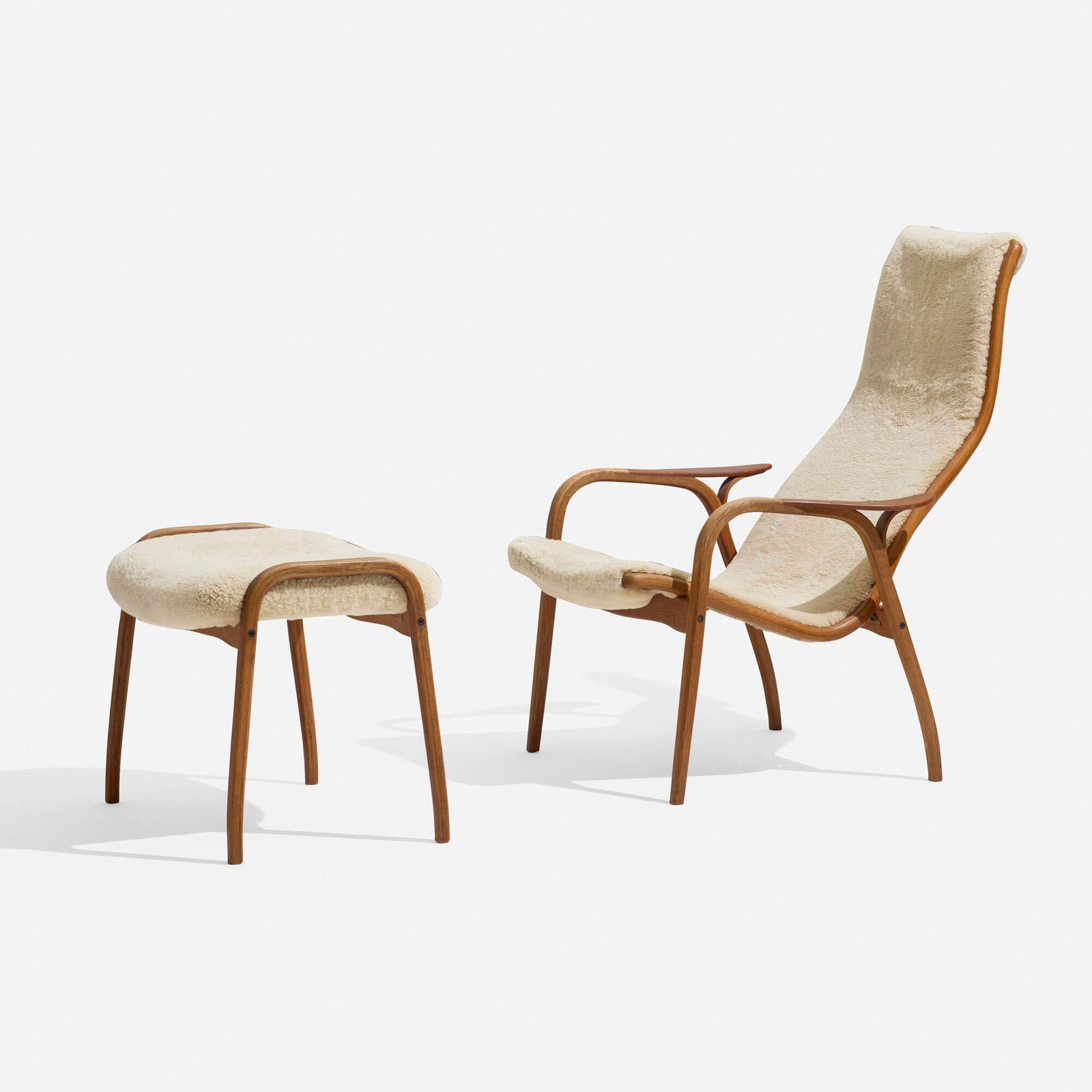 Yngve Ekstrom, Lamino lounge chair and ottoman (1 of 6)