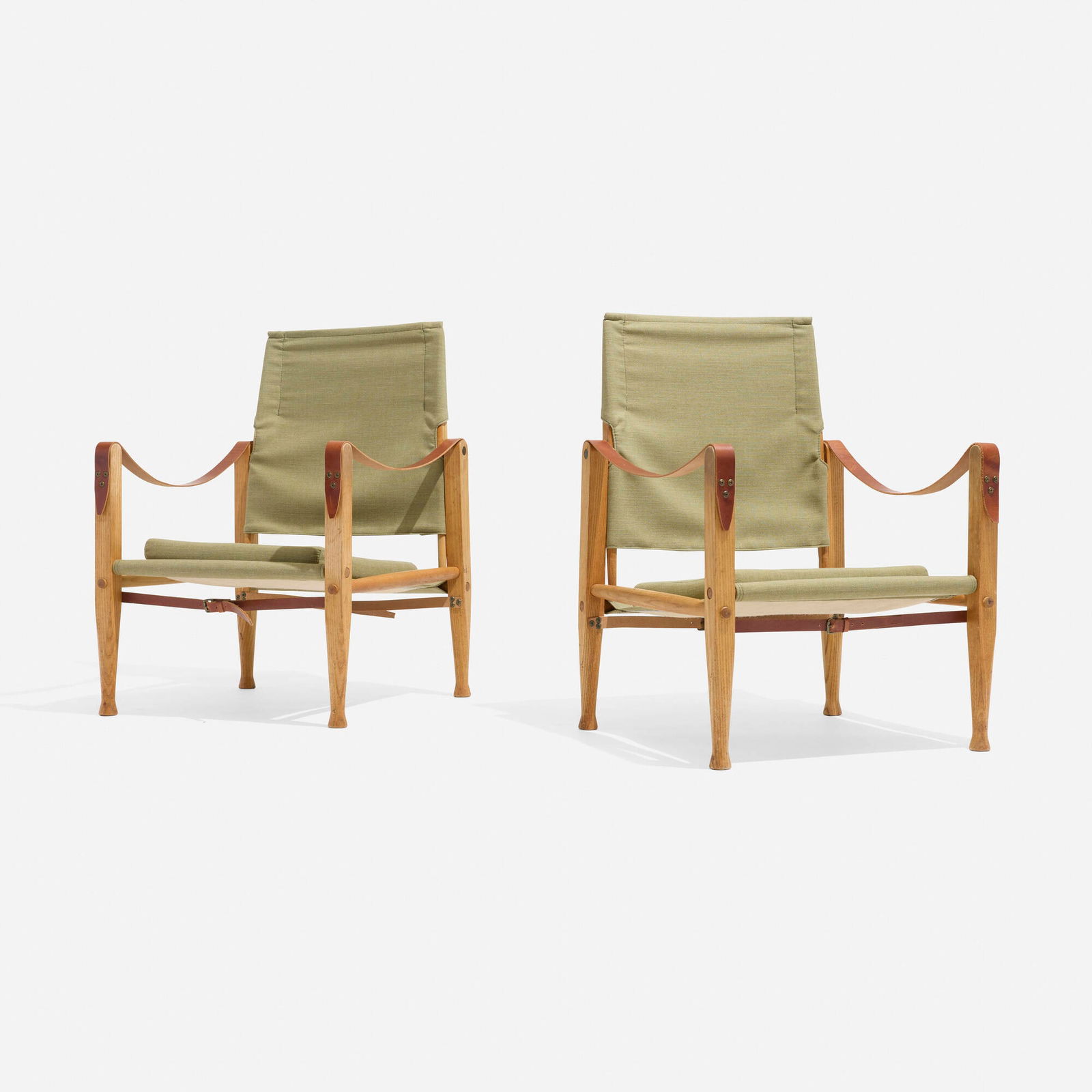 Kaare Klint, Safari chairs, pair (1 of 6)