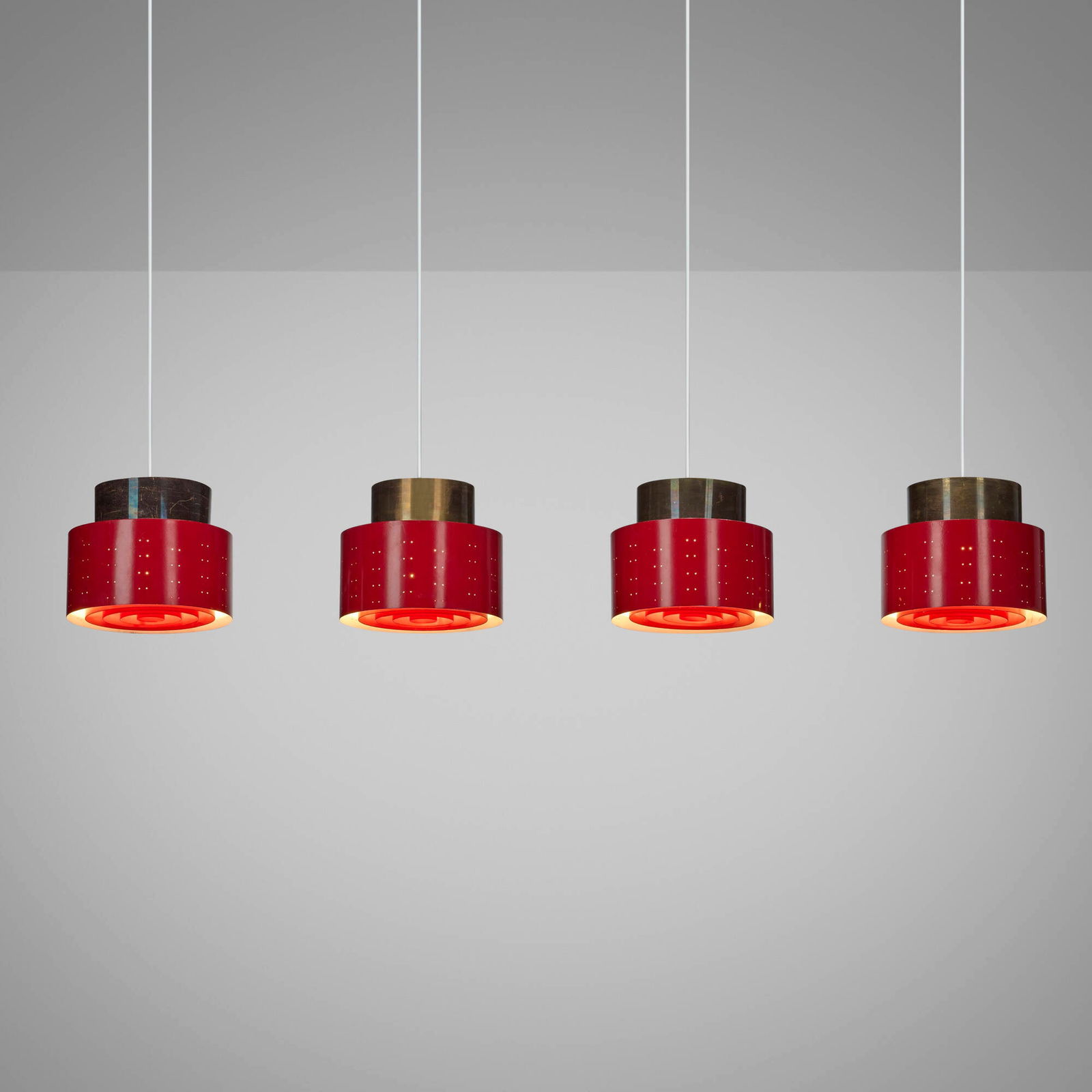 Paavo Tynell, Ceiling lamps model 9069, set of four (1 of 3)