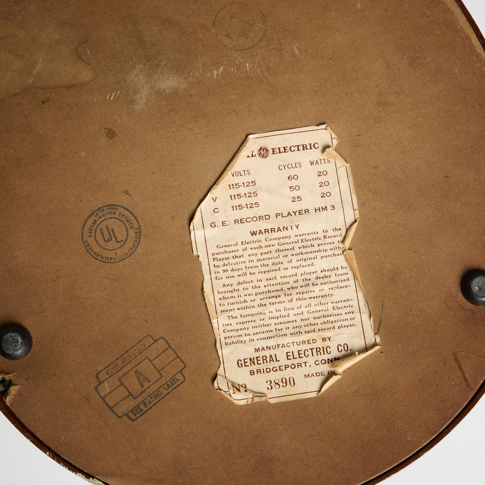 John Vassos, Record player, model CJM3 - 4