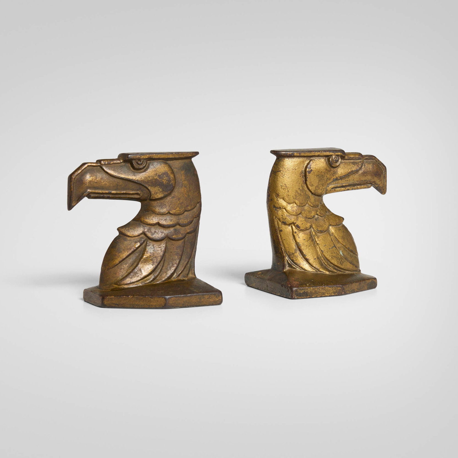 American bald eagle head bookends, pair - 2