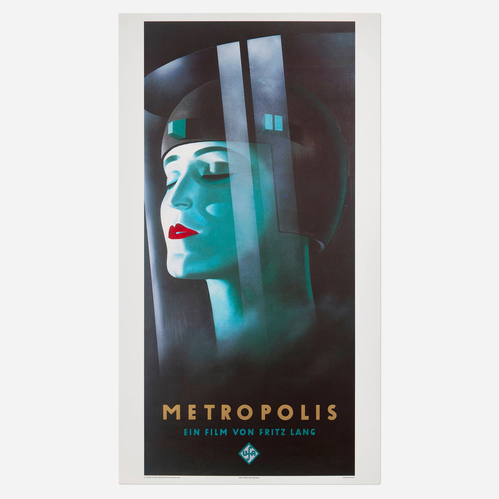 After Werner Graul, Metropolis vintage poster (1 of 3)