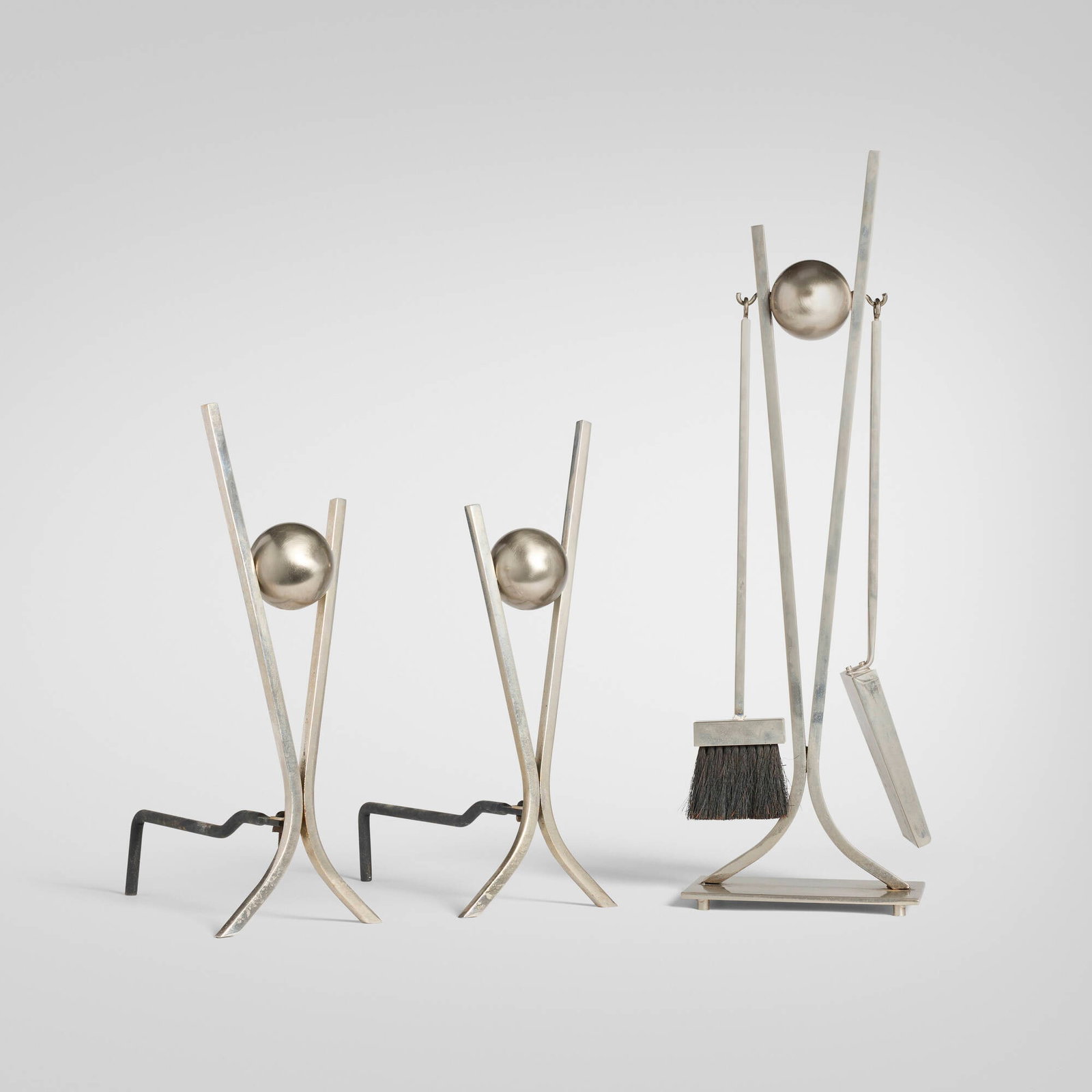 Donald Deskey, attribution, Fireplace tool set (1 of 4)
