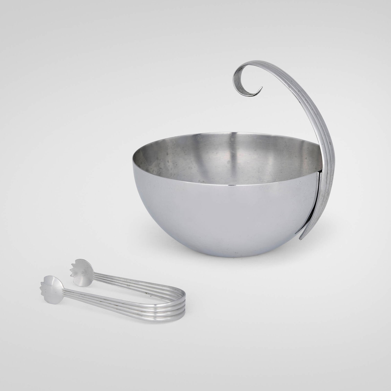 Russel Wright, Ice bowl with tongs (1 of 8)