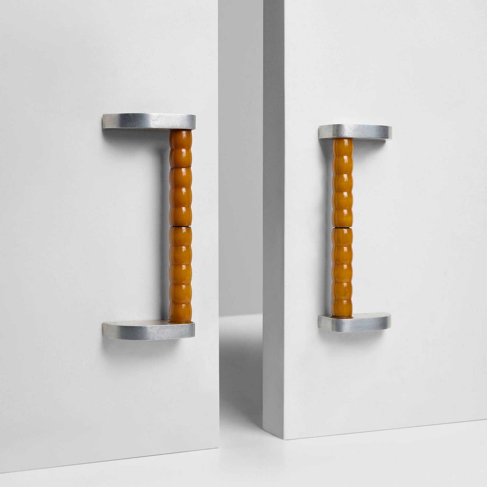 Art Deco, Door pulls, pair - 2