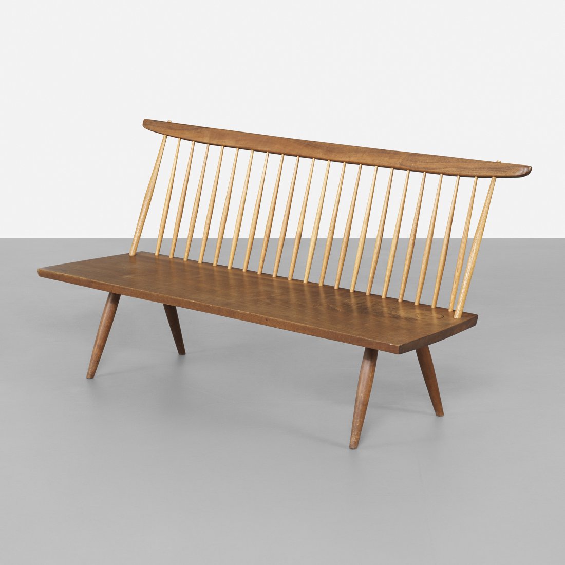 George Nakashima bench with back